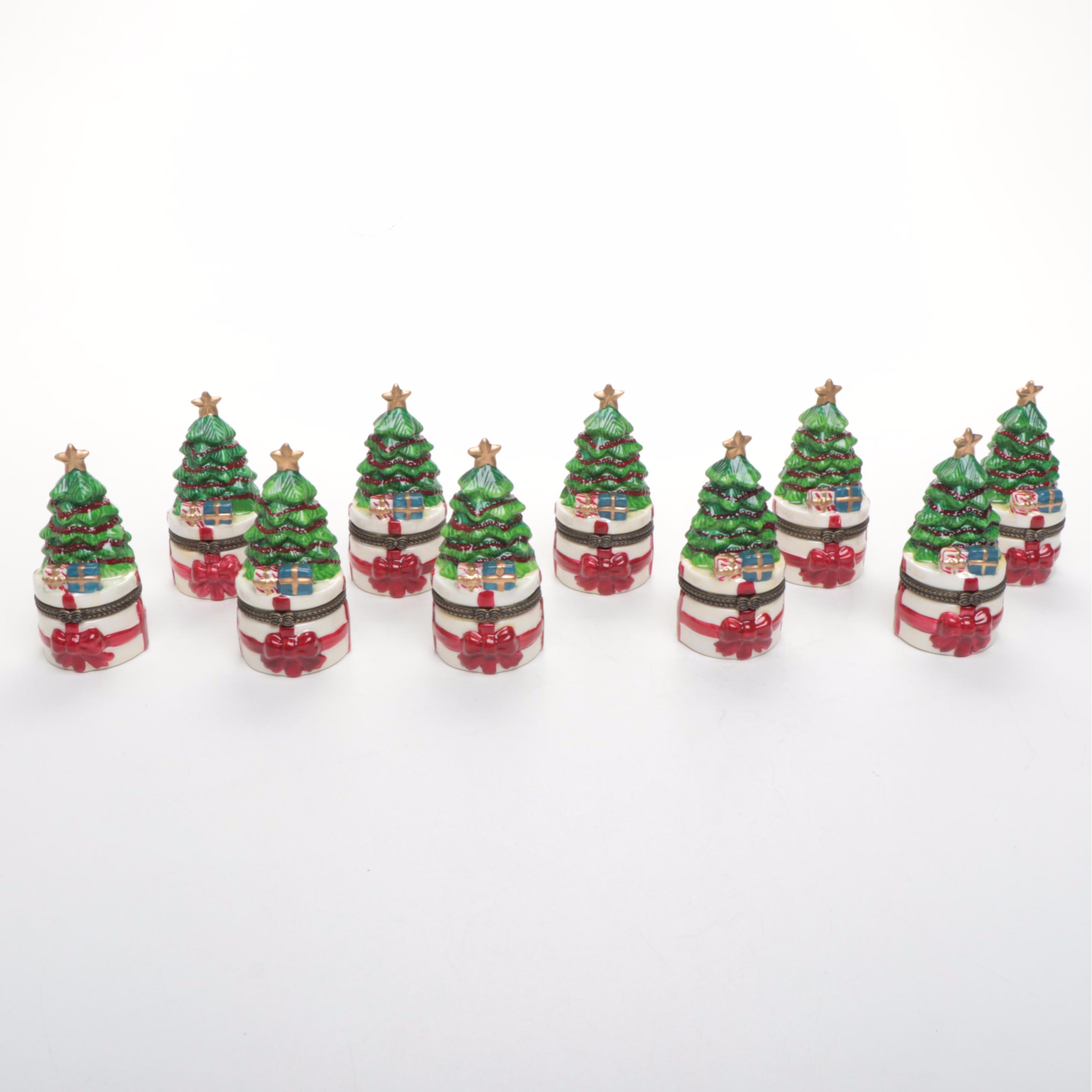 Home Essentials Glass Bowls, Limoges Style Porcelain Boxes, and More Décor