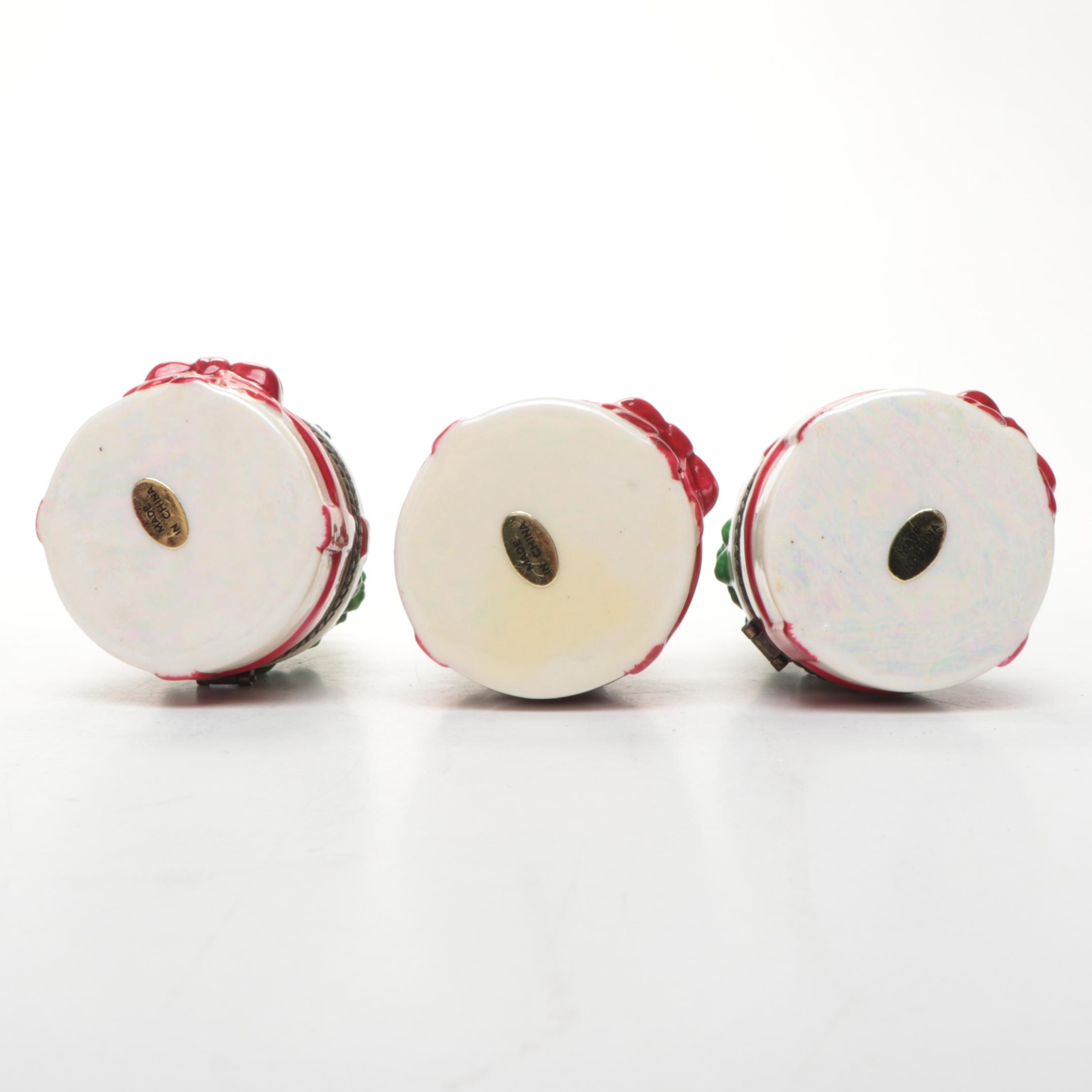 Home Essentials Glass Bowls, Limoges Style Porcelain Boxes, and More Décor