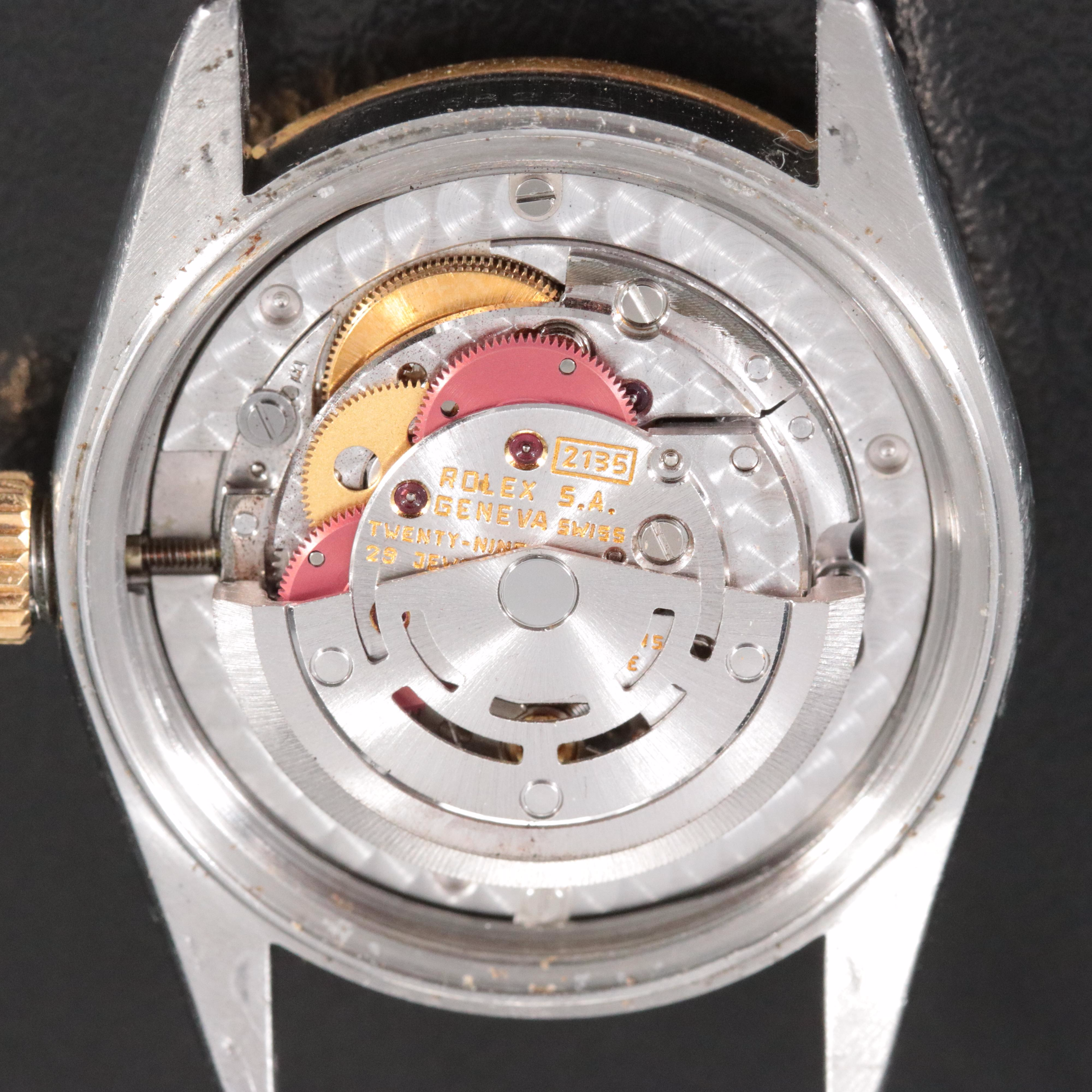 1986 Rolex Two Tone Datejust Model 68273 Automatic Watch