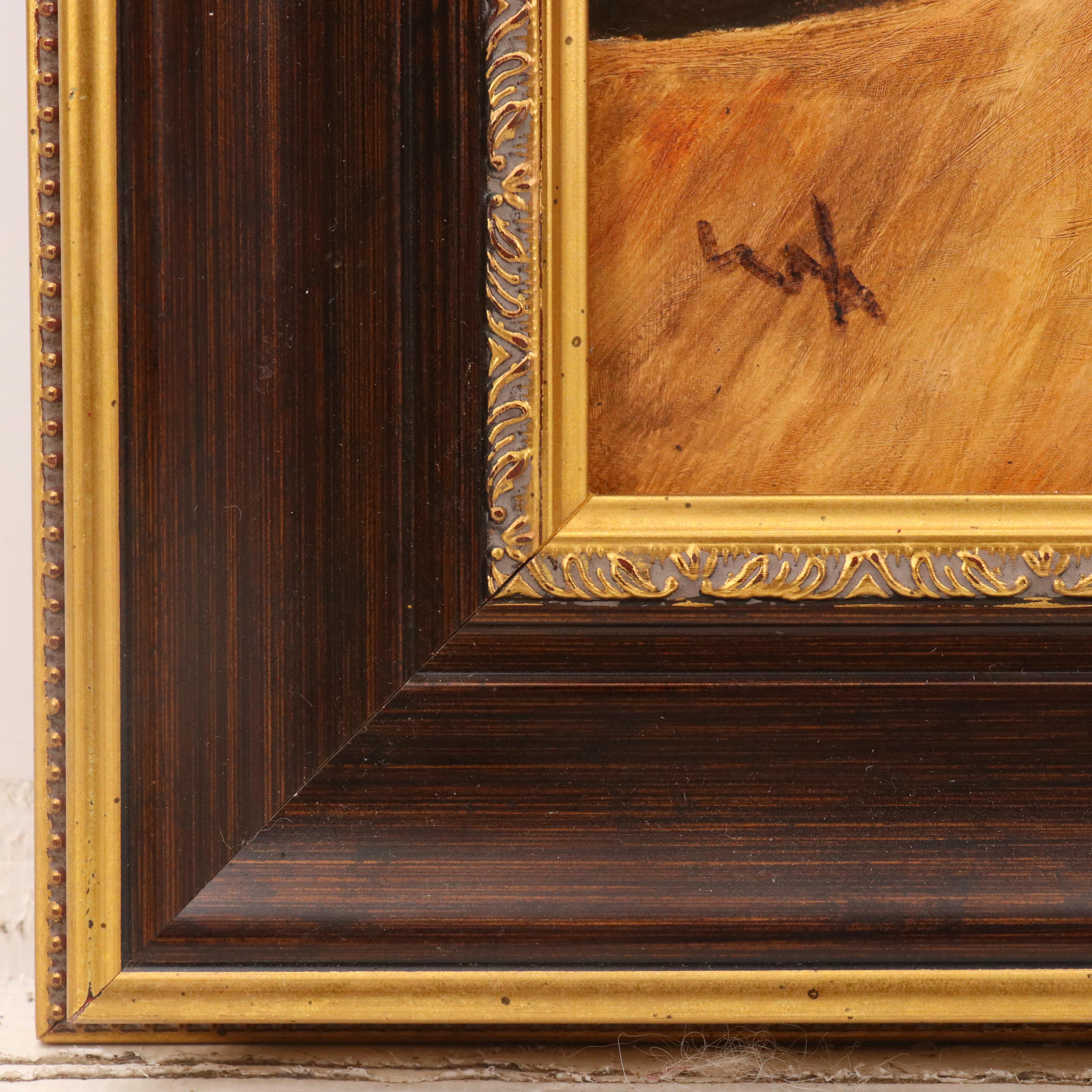 Still Life Oil Painting of Bell Peppers, 21st Century