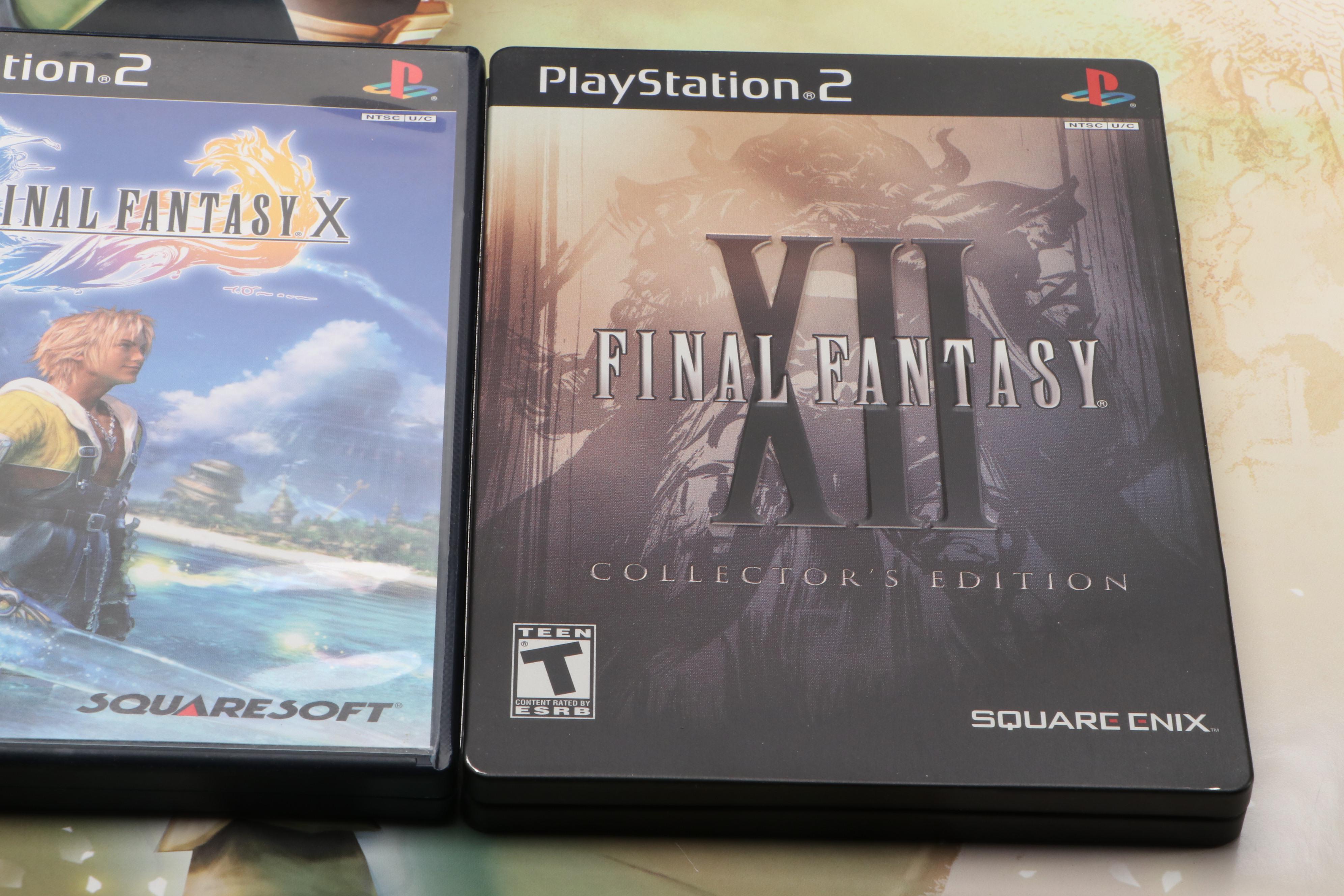 Sony PlayStation 2 Console with Video Games, Controllers, Memory Cards, and More