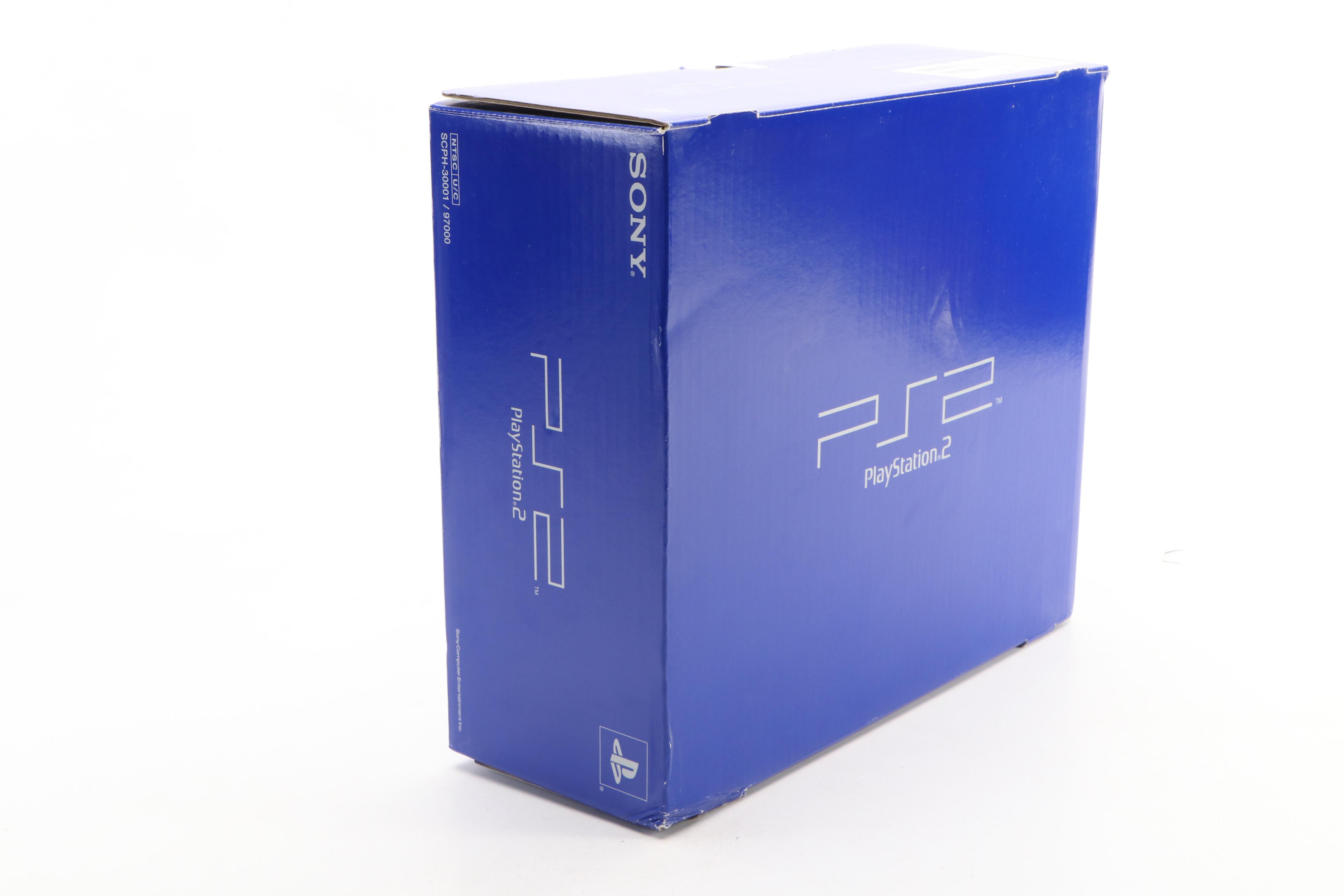 Sony PlayStation 2 Console with Video Games, Controllers, Memory Cards, and More