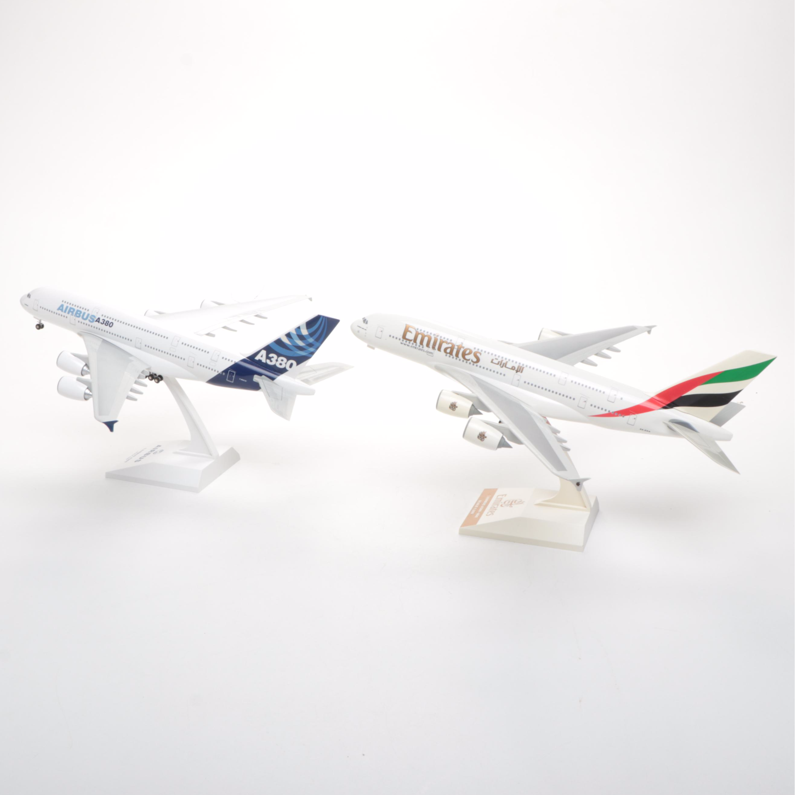 Sky Marks Airbus A380 and Emirates Airbus A380-800 Model Airplanes