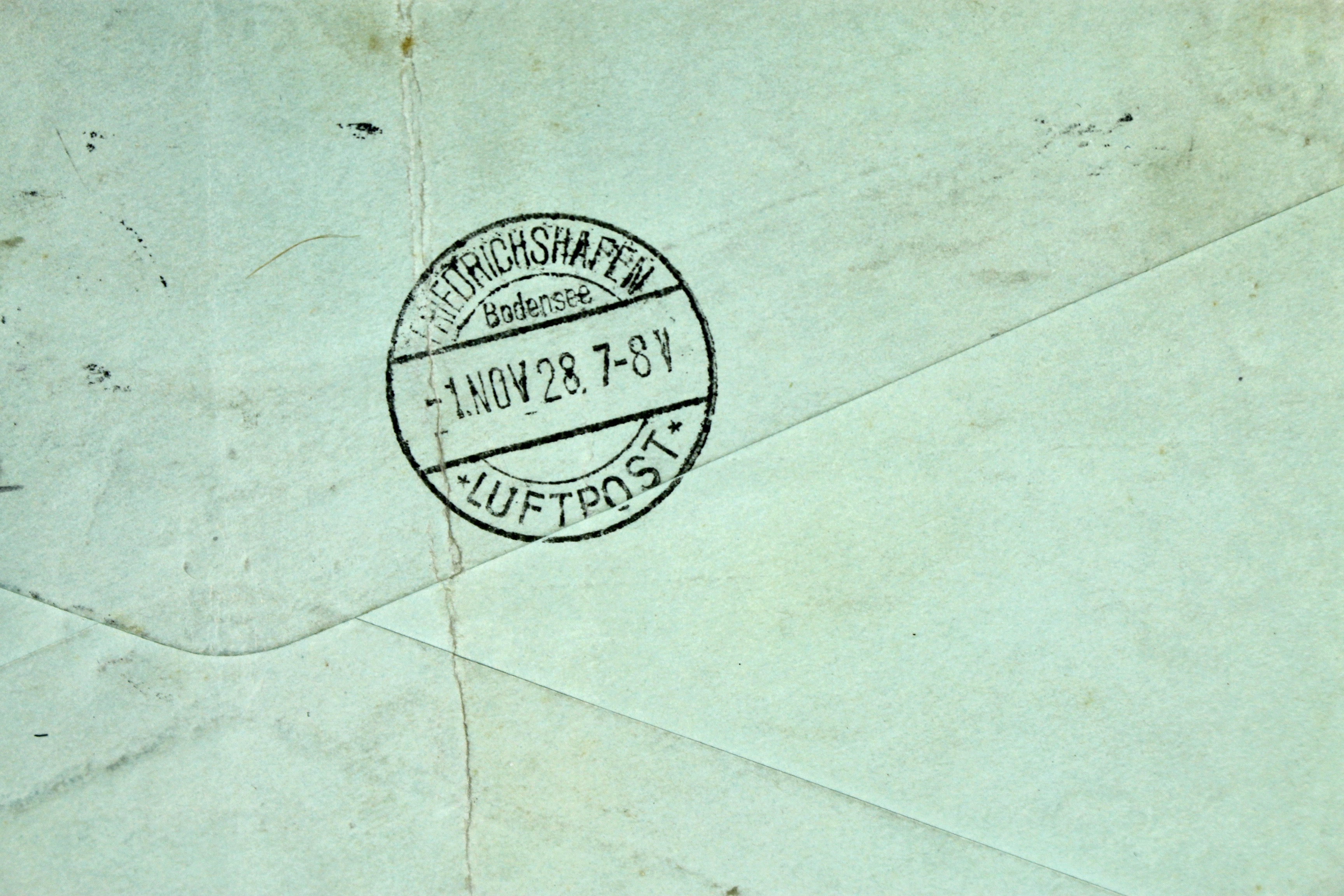 1928 Graf Zeppelin First Flight Postal Cover, Including Scott 571