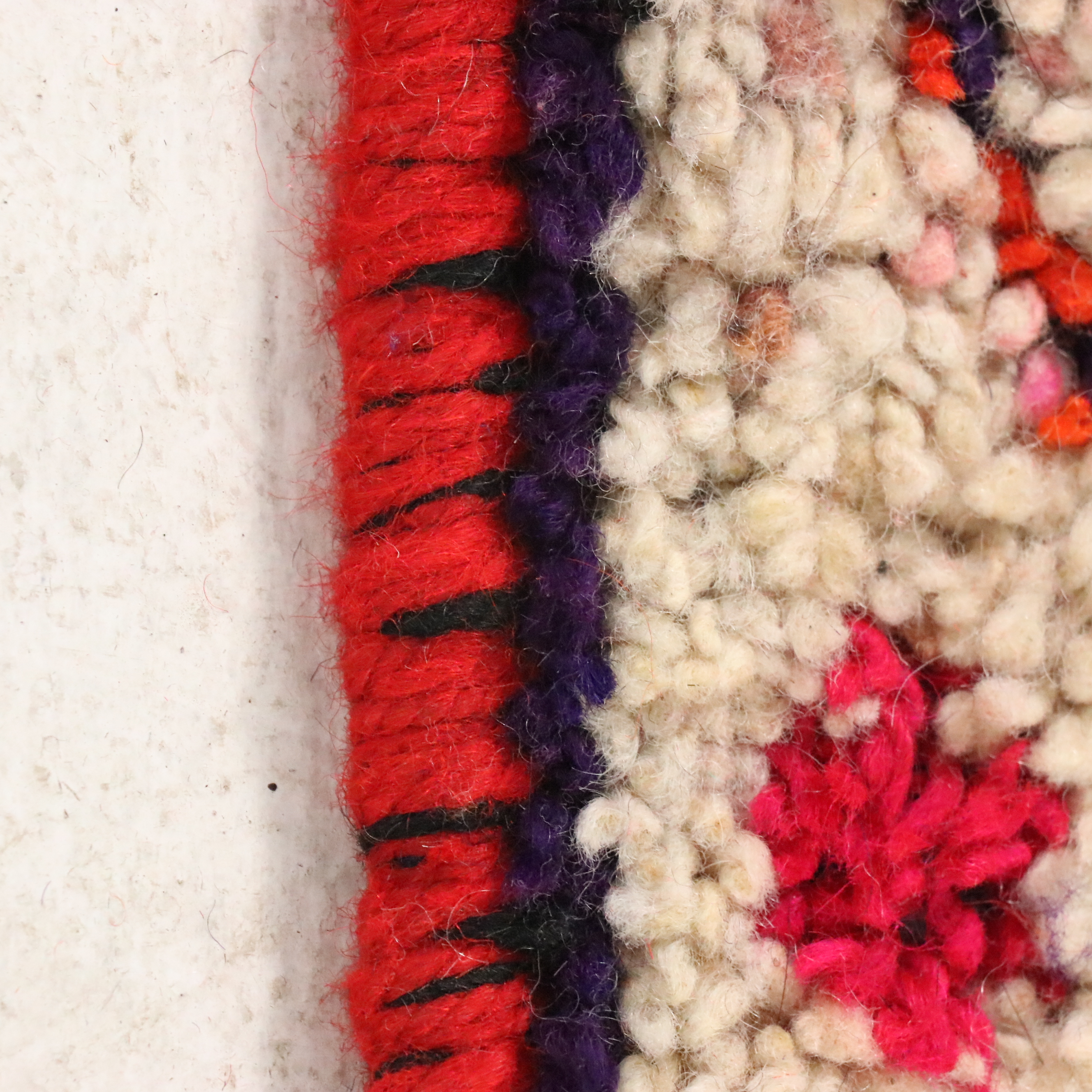 3'10 x 10'9 Hand-Knotted Moroccan Berber Long Rug