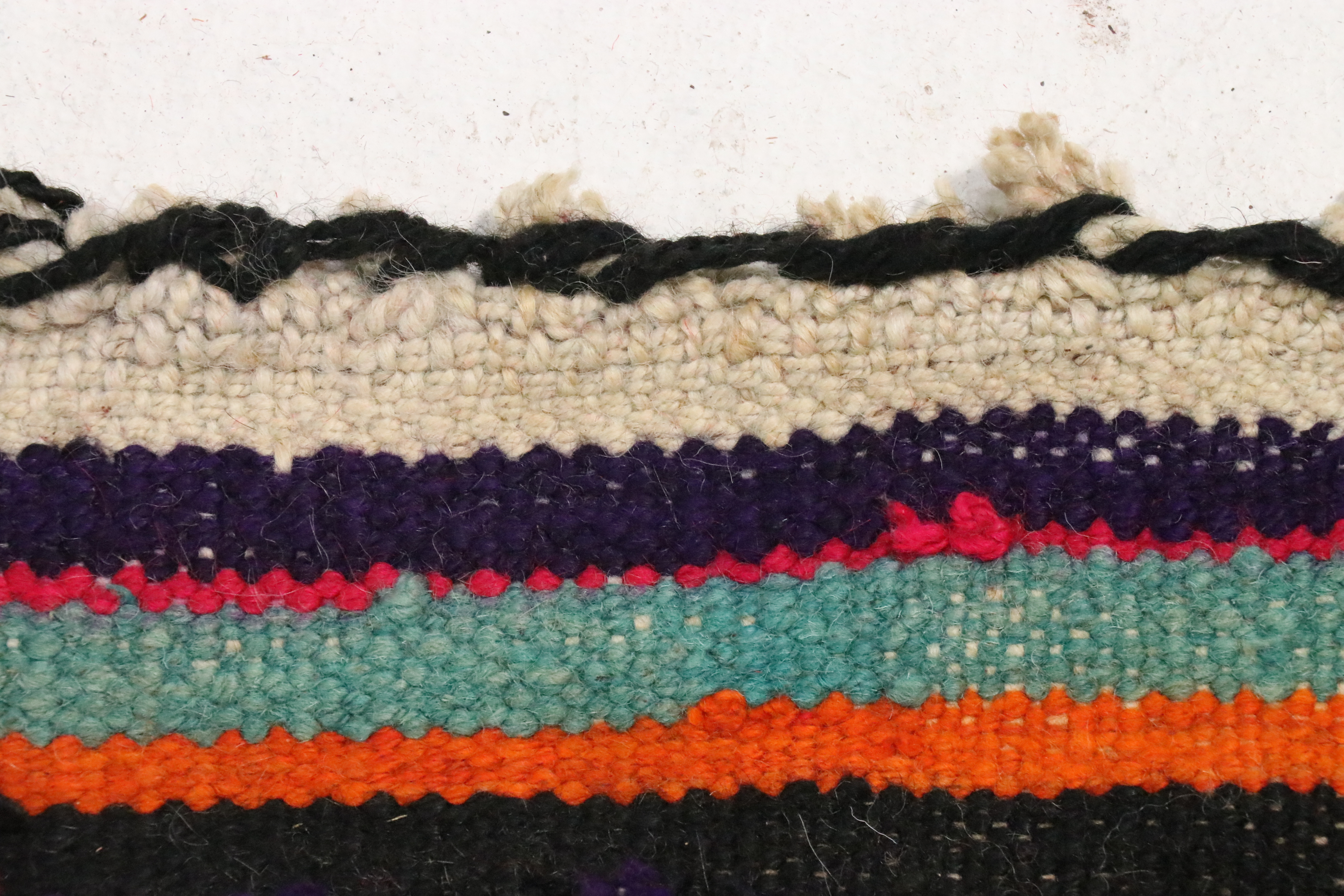 3'10 x 10'9 Hand-Knotted Moroccan Berber Long Rug