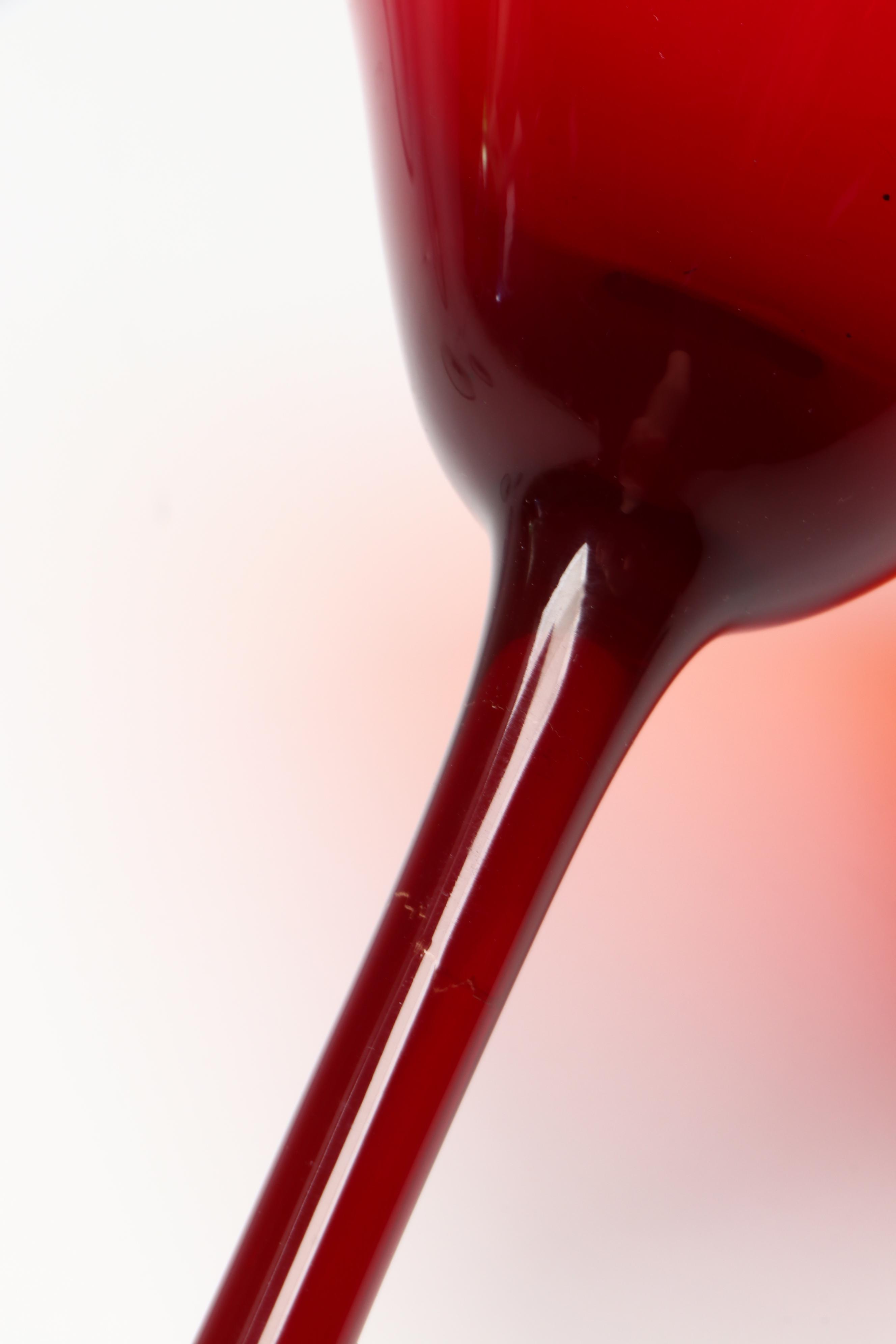 Contemporary Tinted Martini Glasses