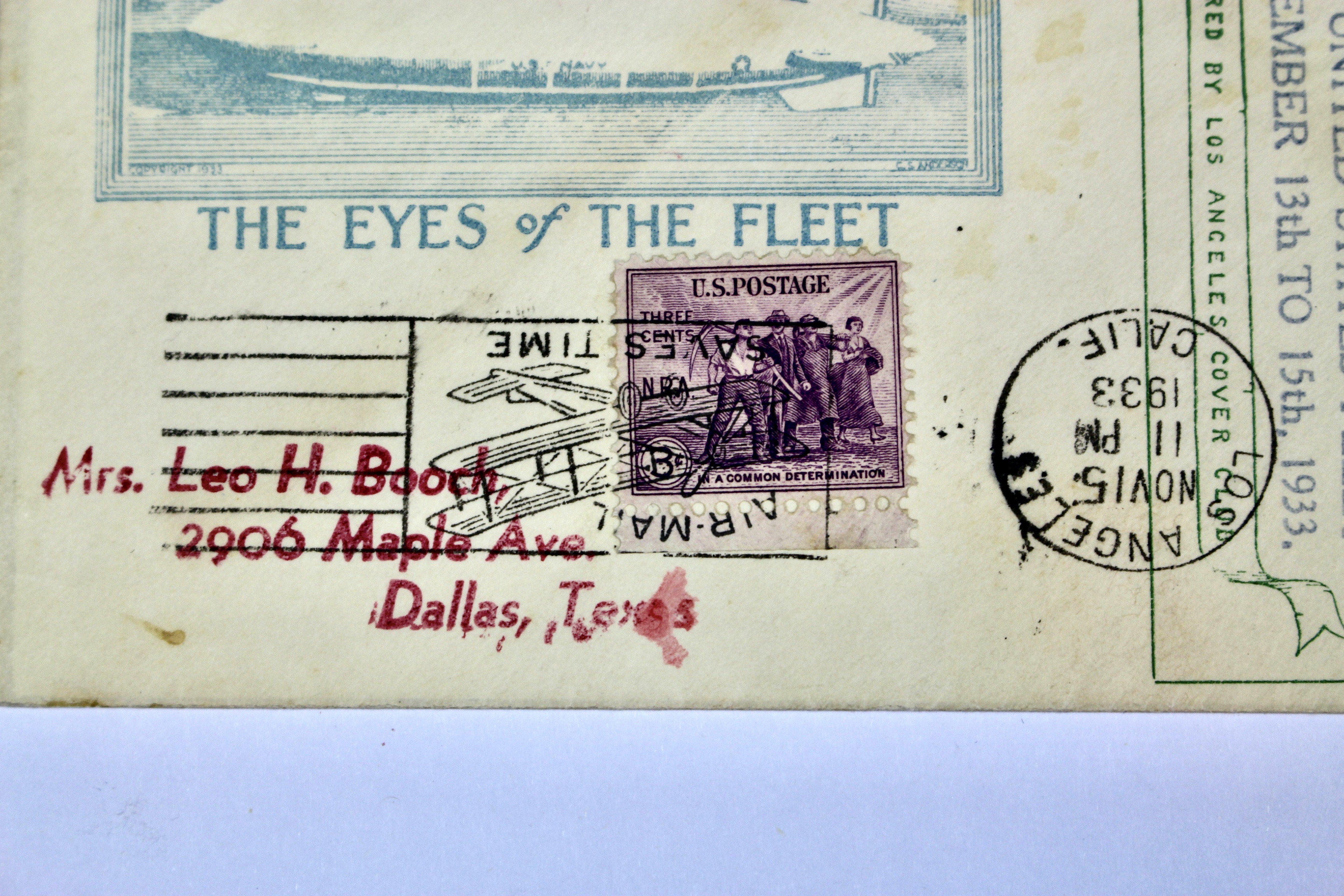 1933 Graf Zeppelin USS Macon Postal Cover
