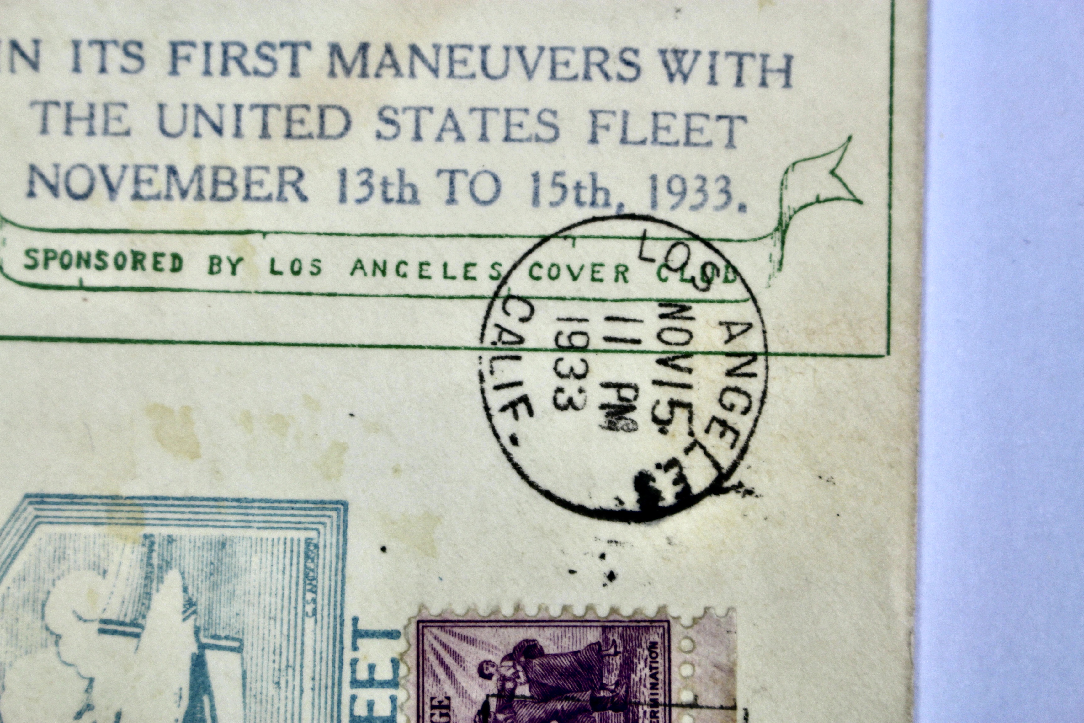 1933 Graf Zeppelin USS Macon Postal Cover