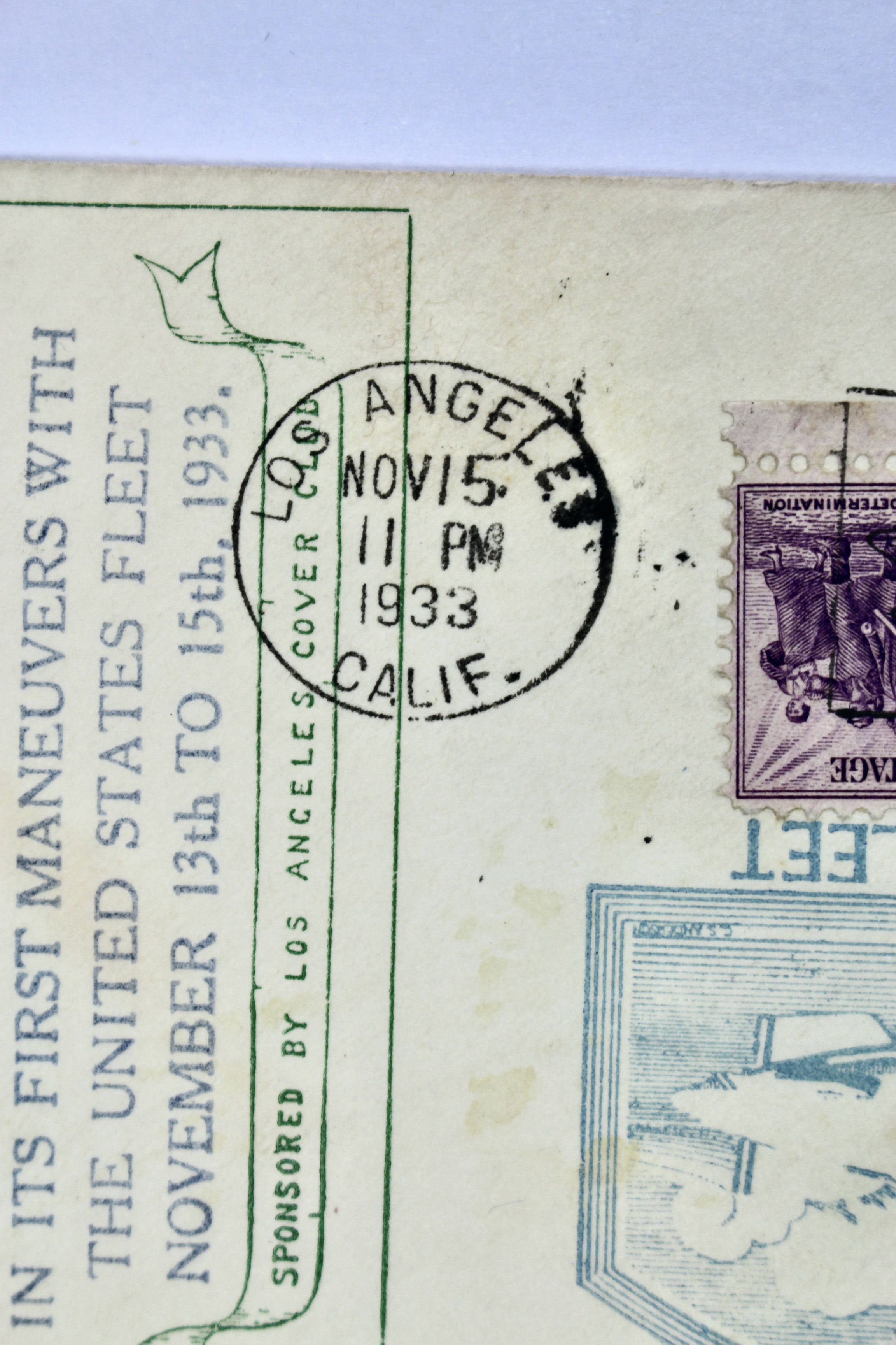 1933 Graf Zeppelin USS Macon Postal Cover