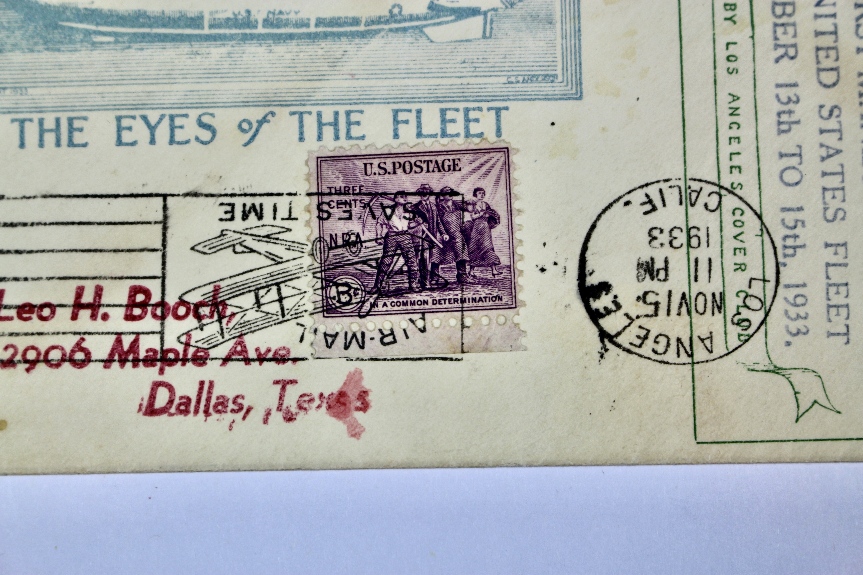 1933 Graf Zeppelin USS Macon Postal Cover