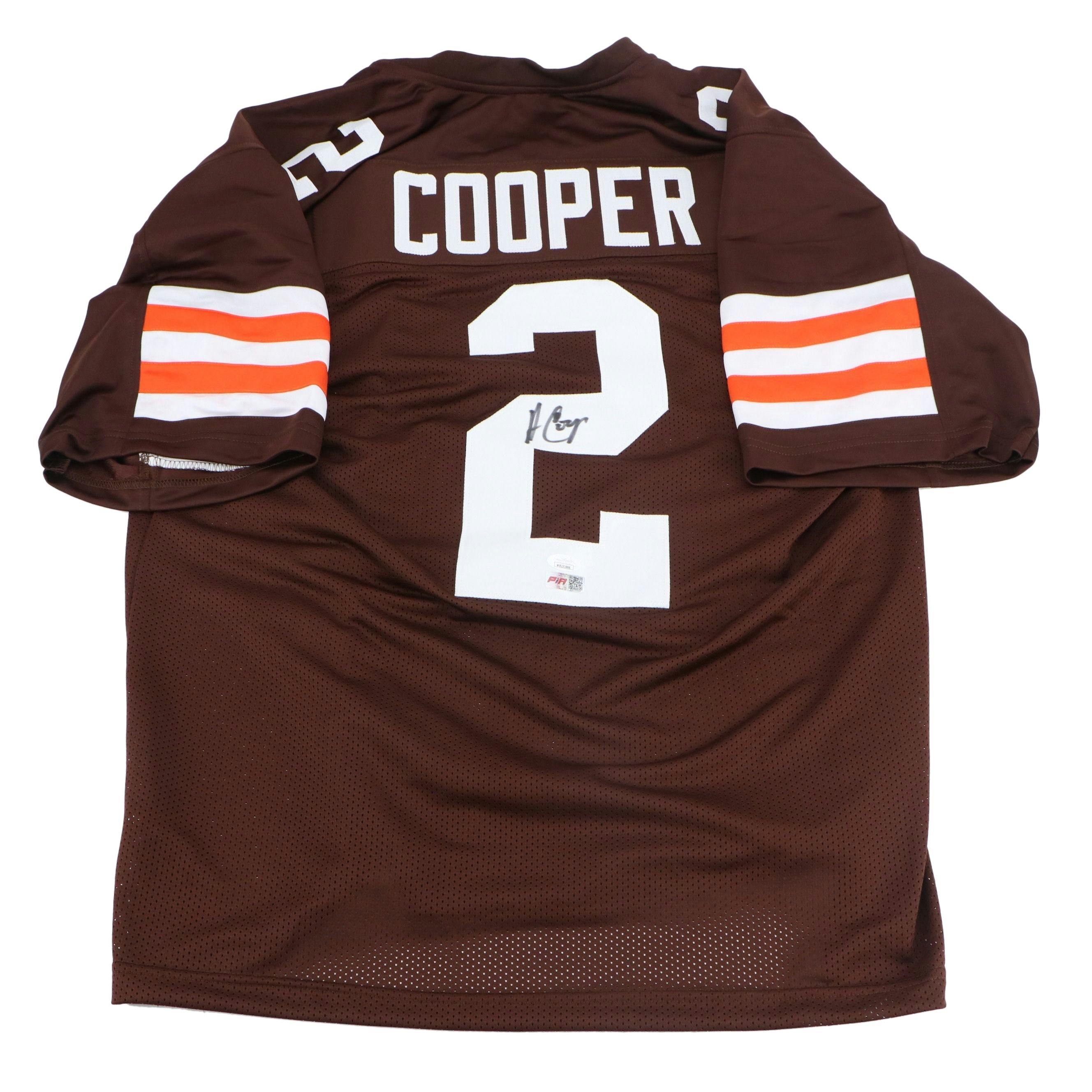 Amari Cooper Signed Cleveland Browns Football Jersey, JSA
