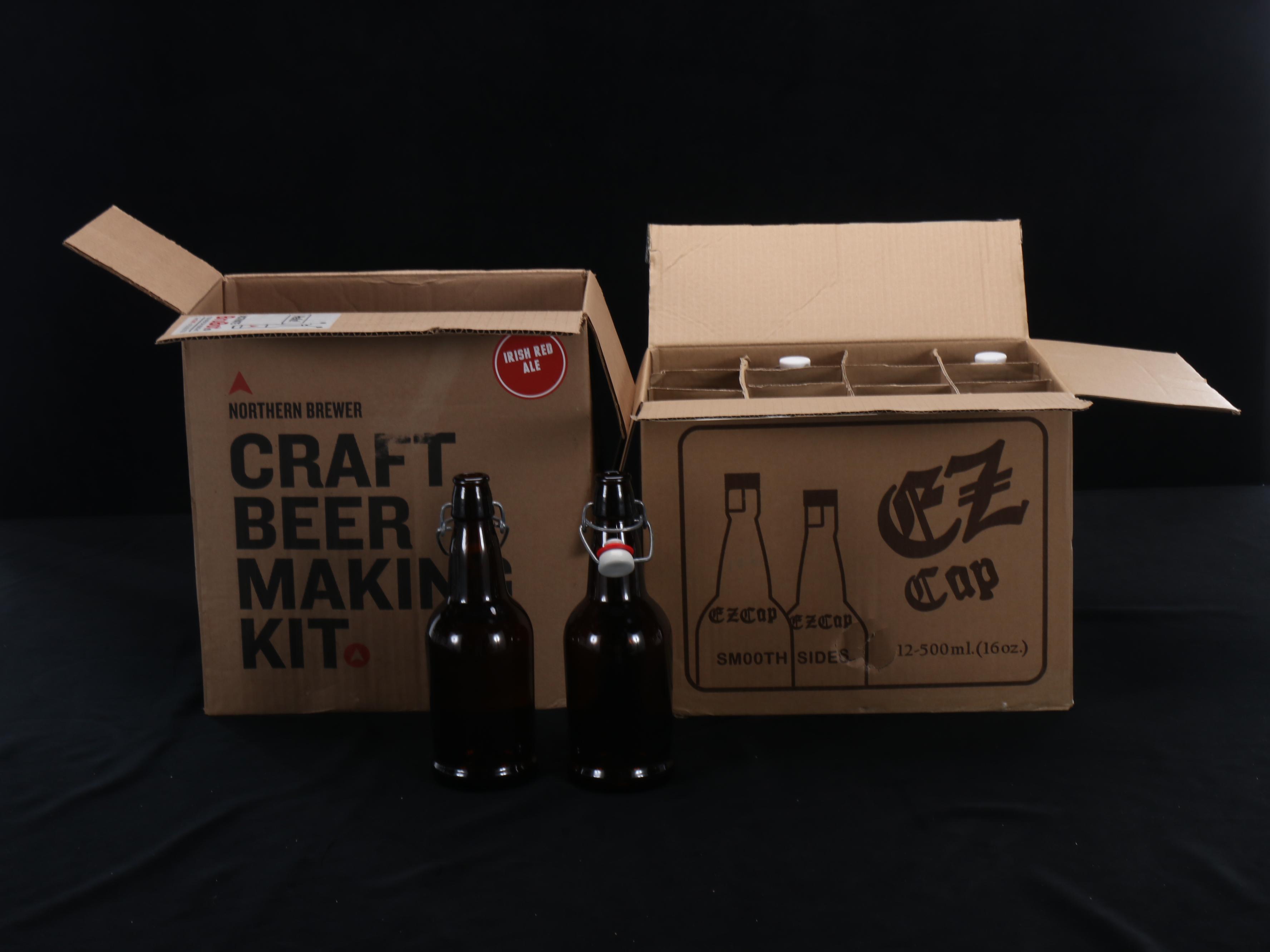 Northern Brewer Craft Beer-Making Kit with Wire Cap Bottles