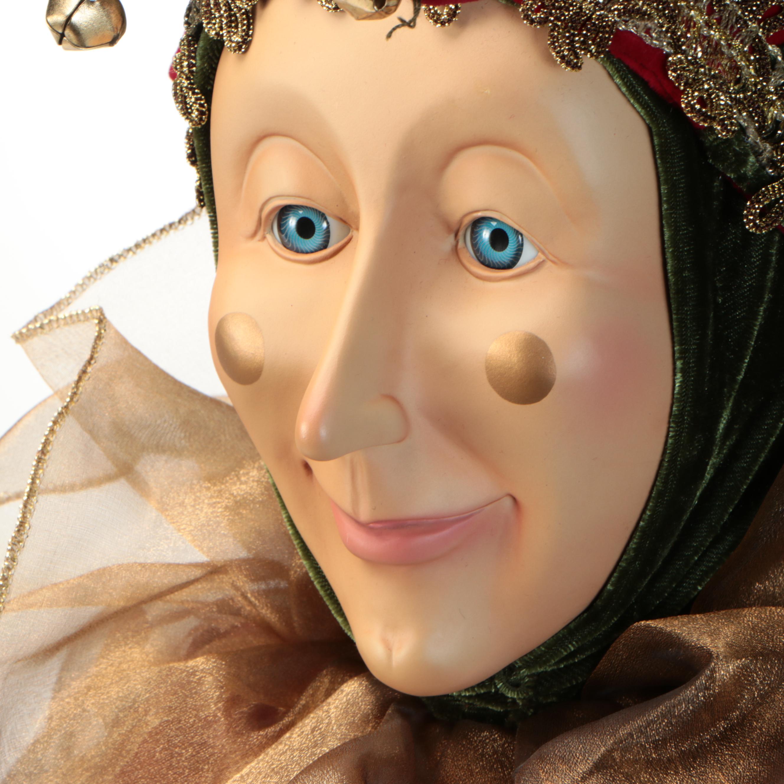 Christmas Jester Large Doll