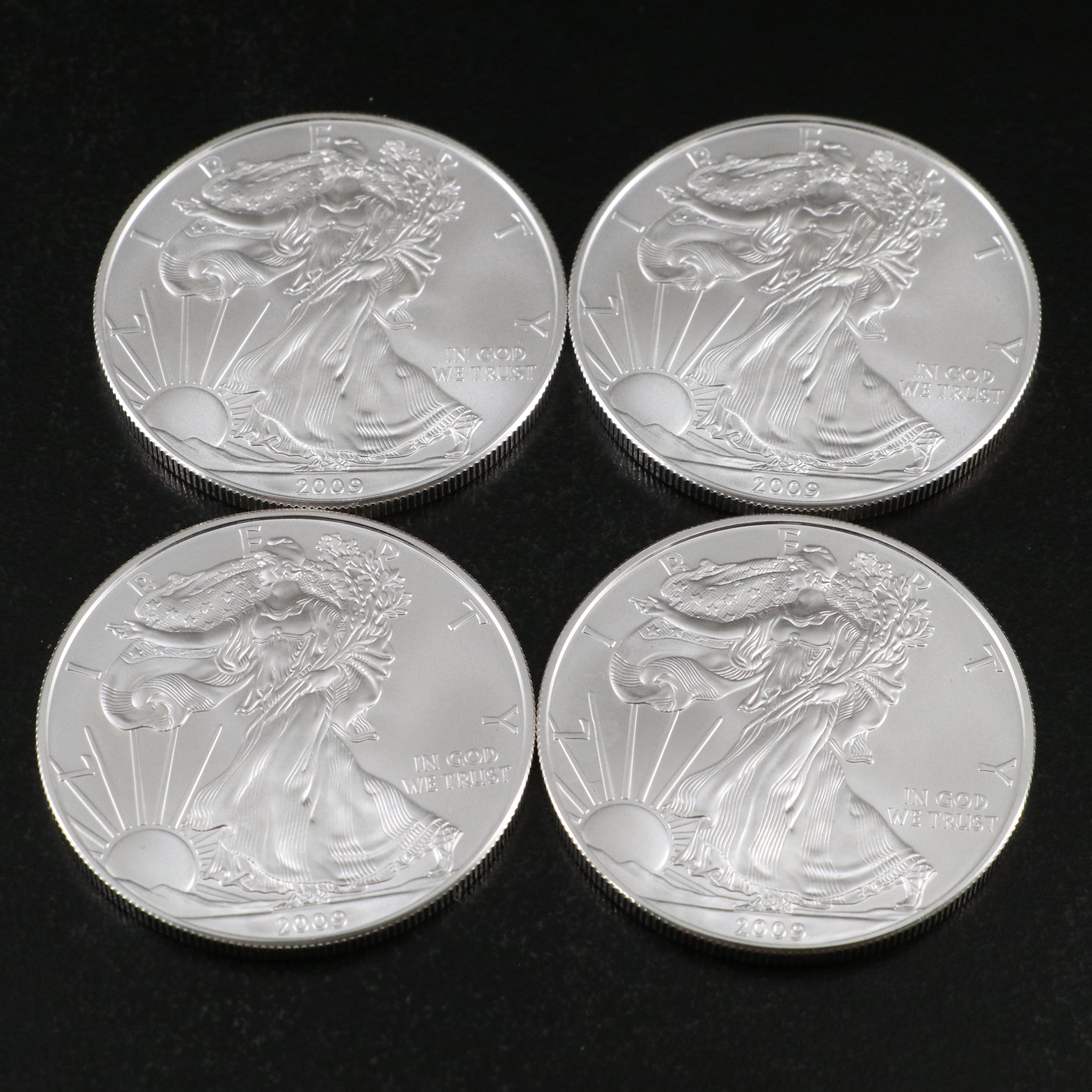 Twenty 2009 $1 U.S. Silver Eagles