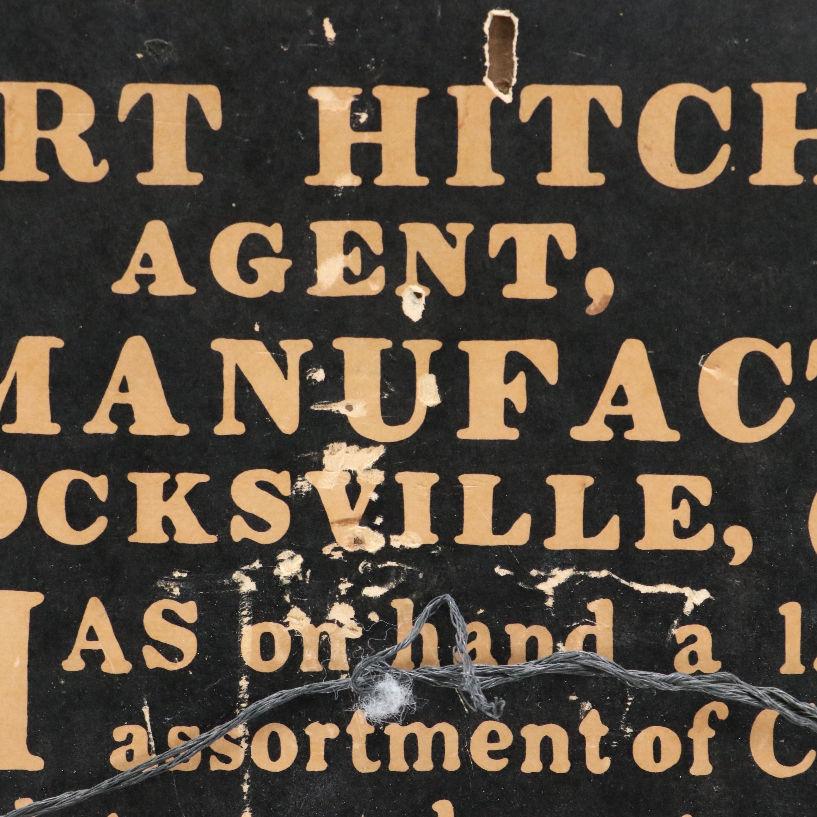 Lambert Hitchcock Gilt and Ebonized Wood Wall Mirror, Mid-20th Century