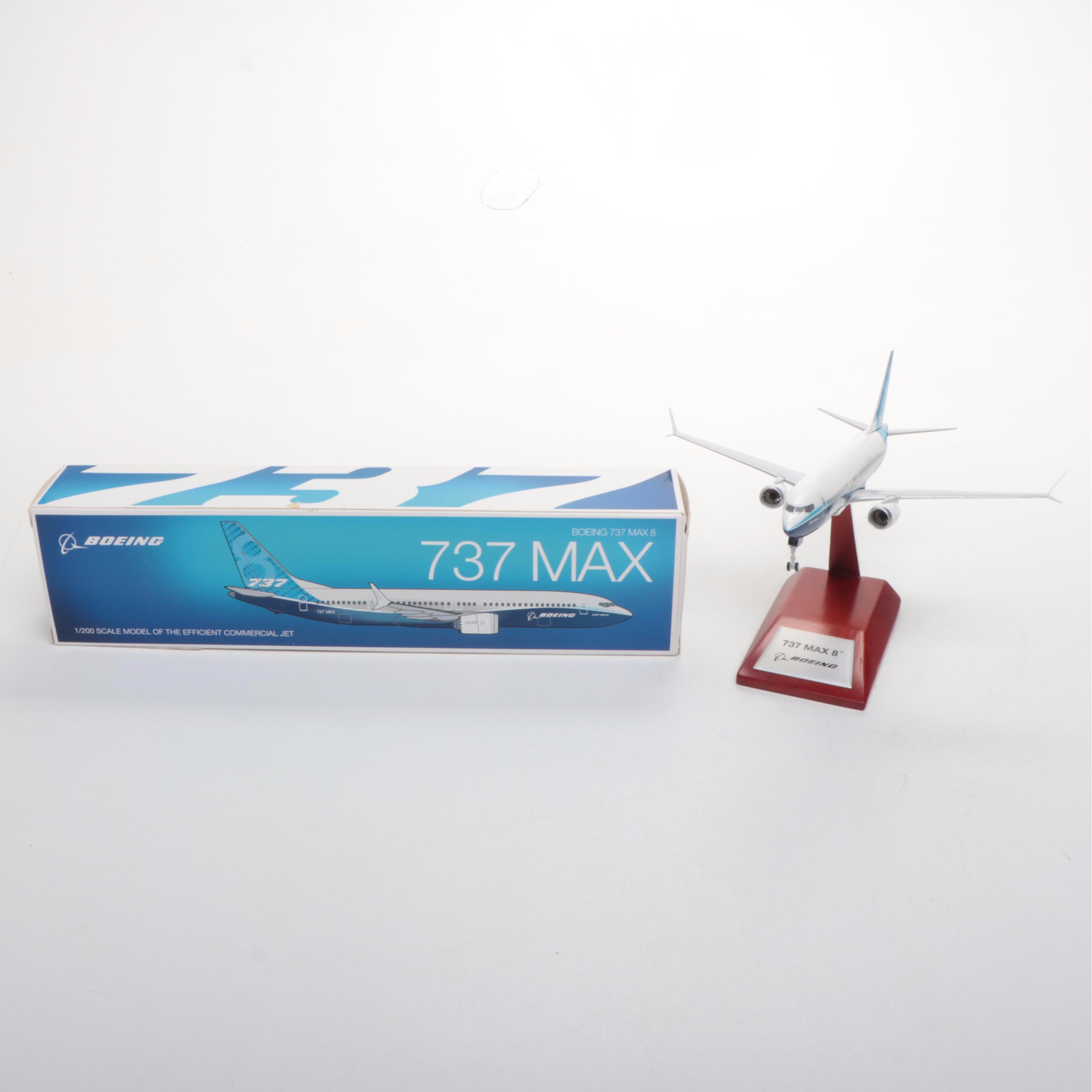 Eva Air B-16303 Hello Kitty, Airbus A330 and Boeing 737 Max Model Airplanes,2005