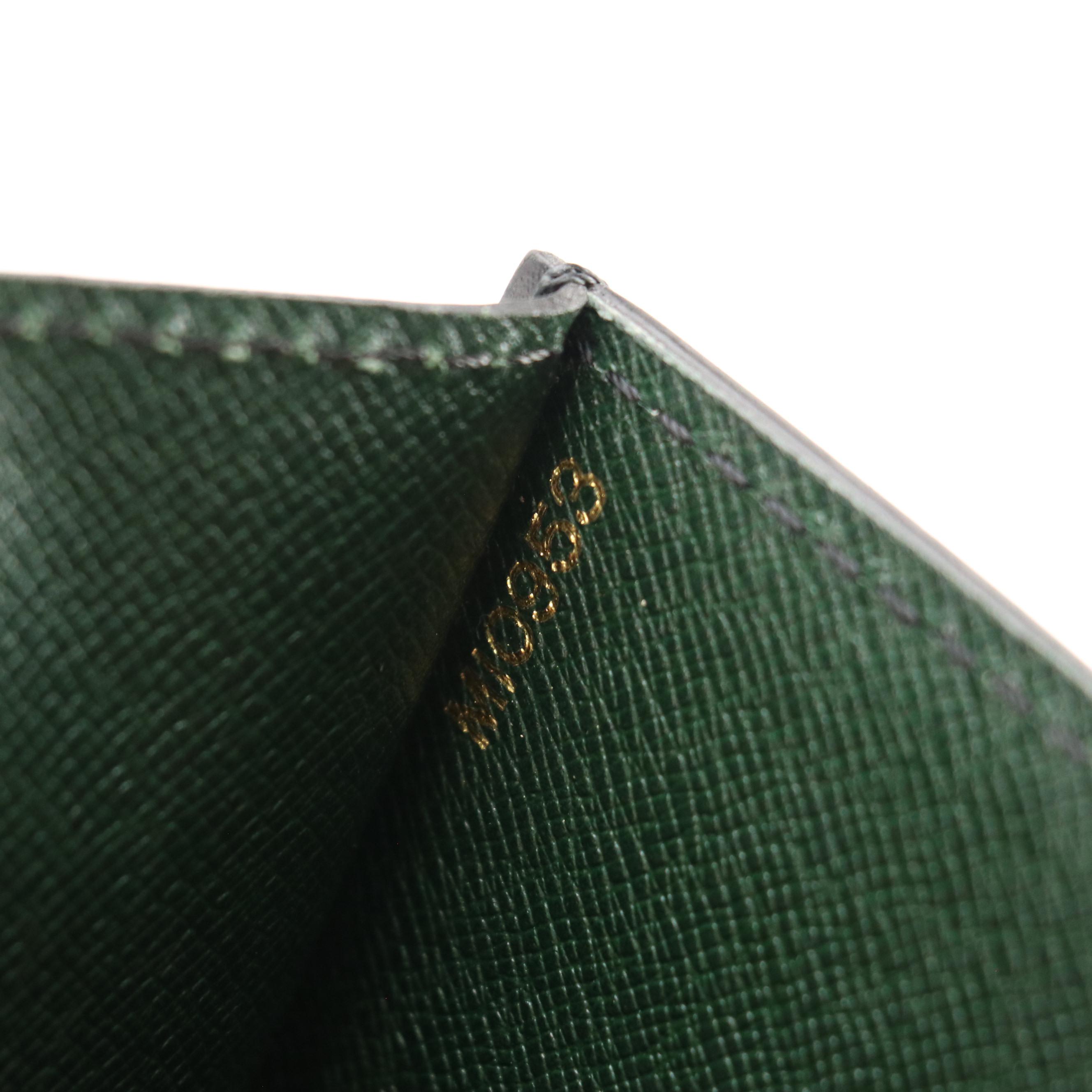 Louis Vuitton Porte Documents Bandoulière Briefcase in Black Epi Leather