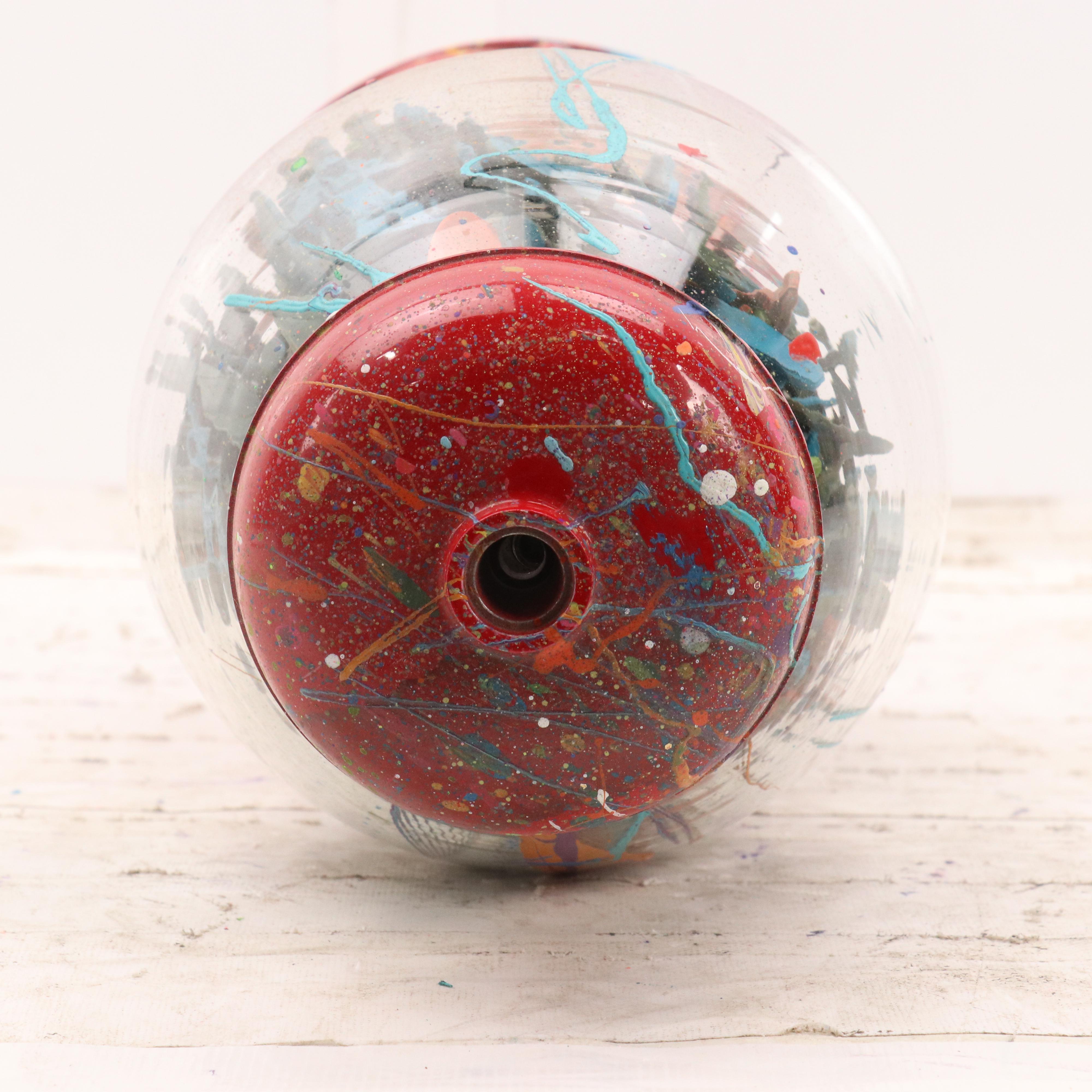 E.M. Zax Mixed Media Found Object Painted Gumball Machine, 2024