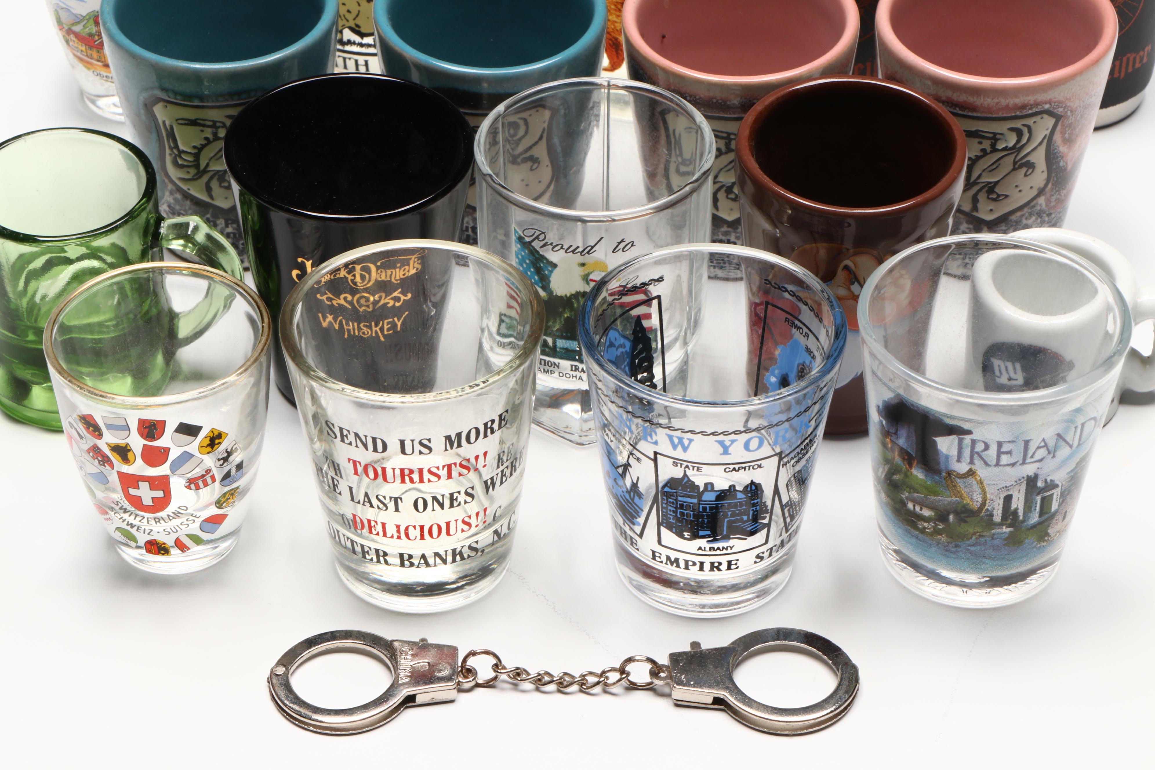 Jack Daniels, Jagermeister and More Novelty Shot Glasses
