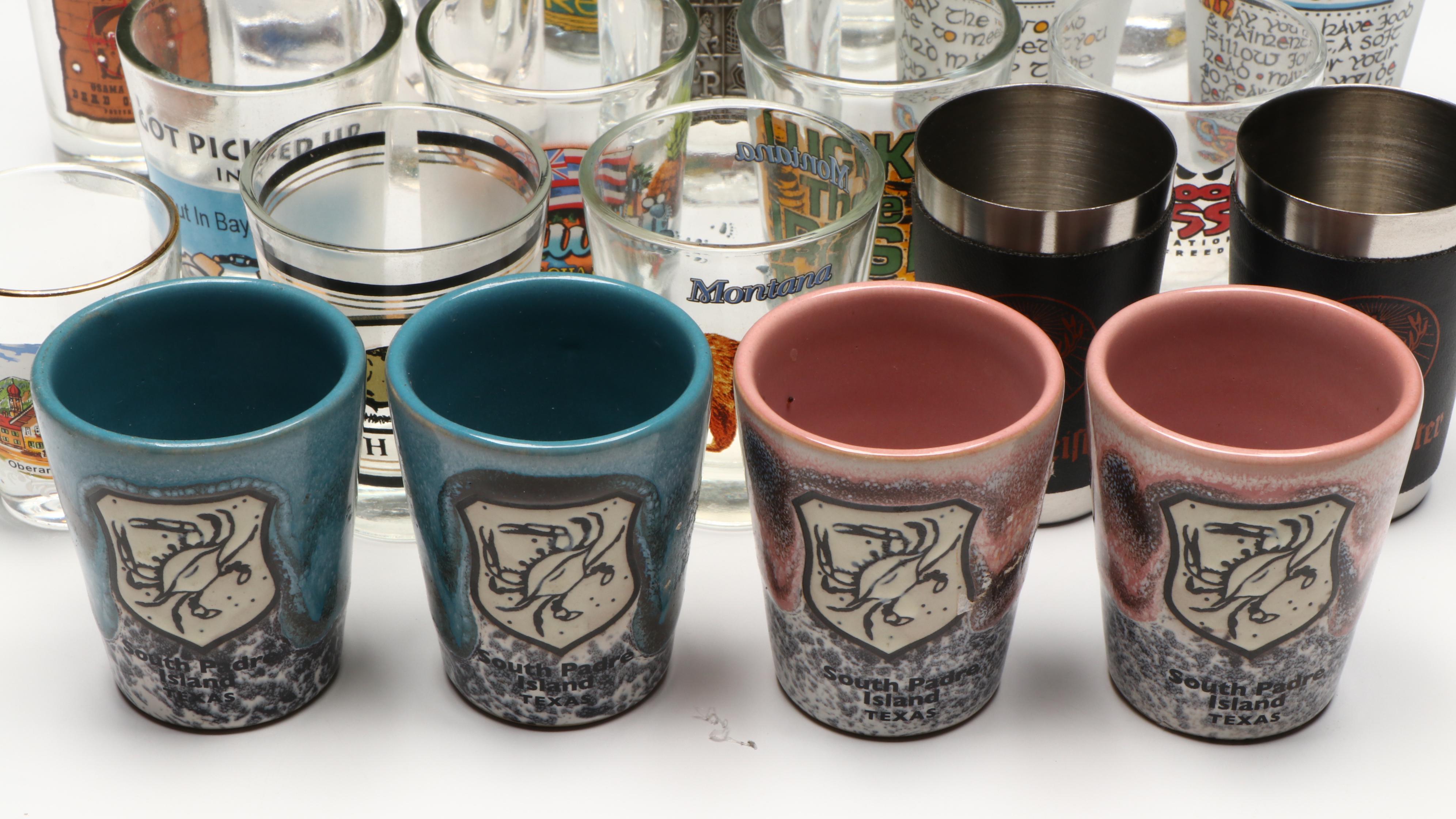 Jack Daniels, Jagermeister and More Novelty Shot Glasses