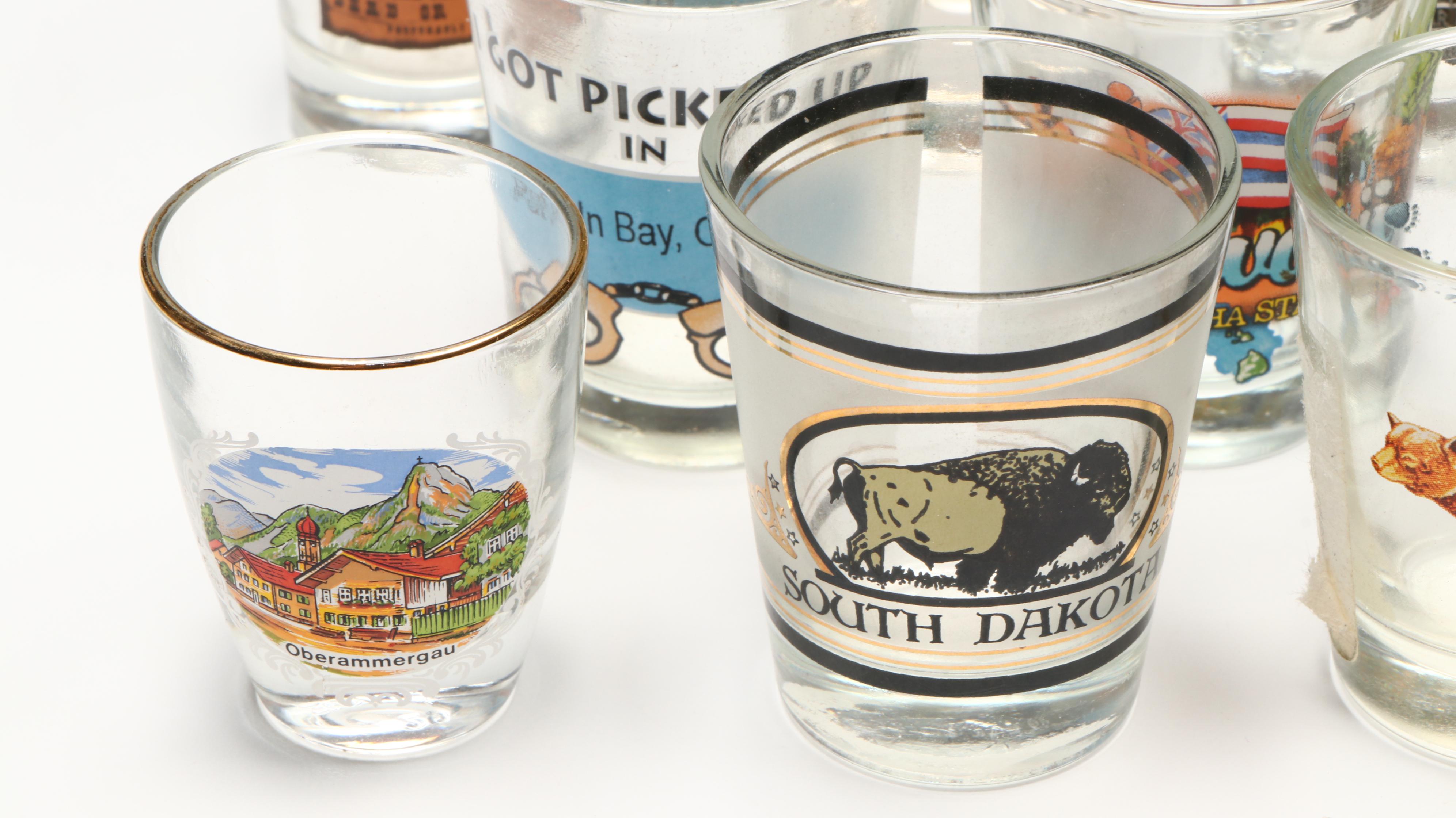 Jack Daniels, Jagermeister and More Novelty Shot Glasses