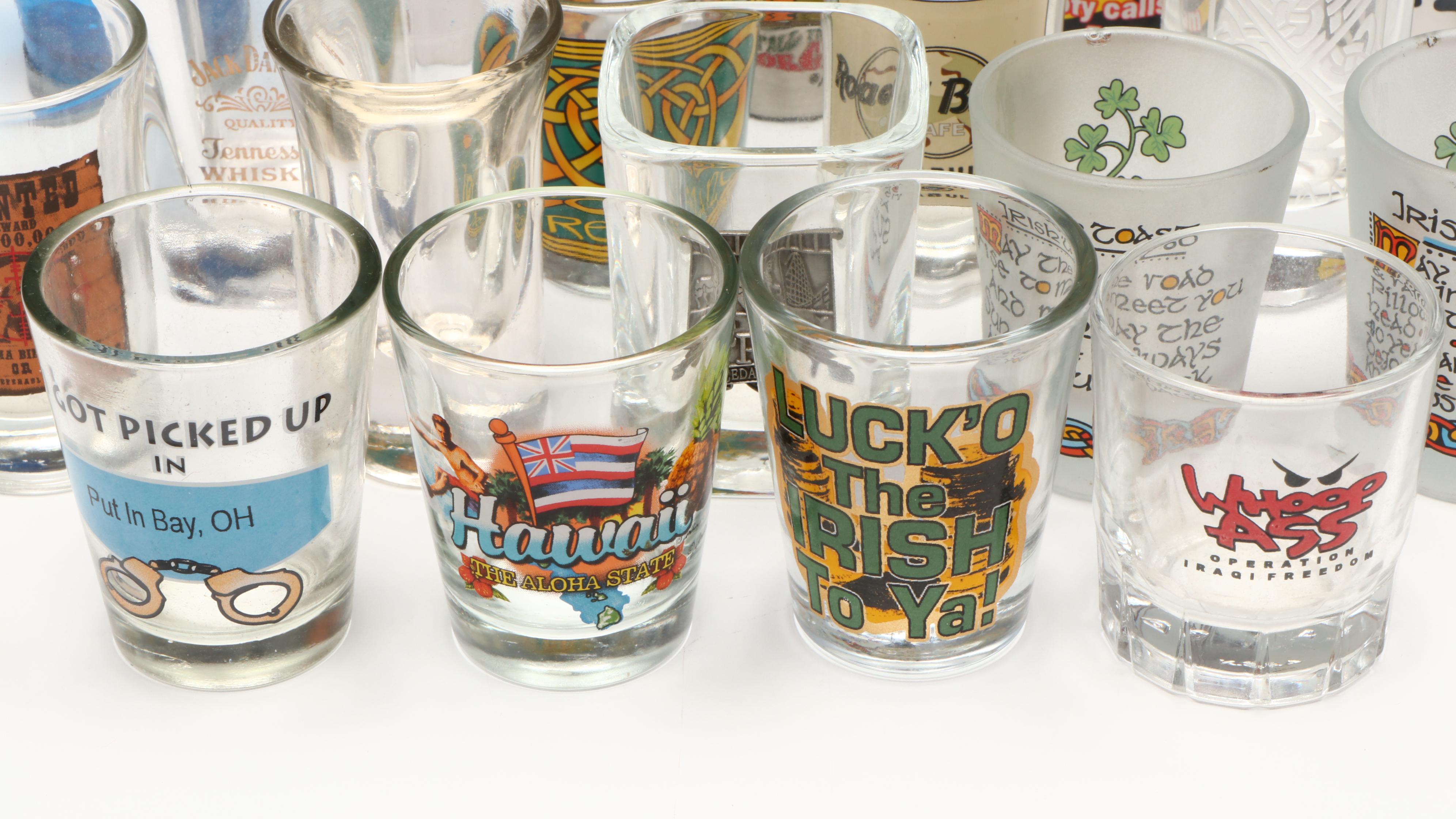 Jack Daniels, Jagermeister and More Novelty Shot Glasses