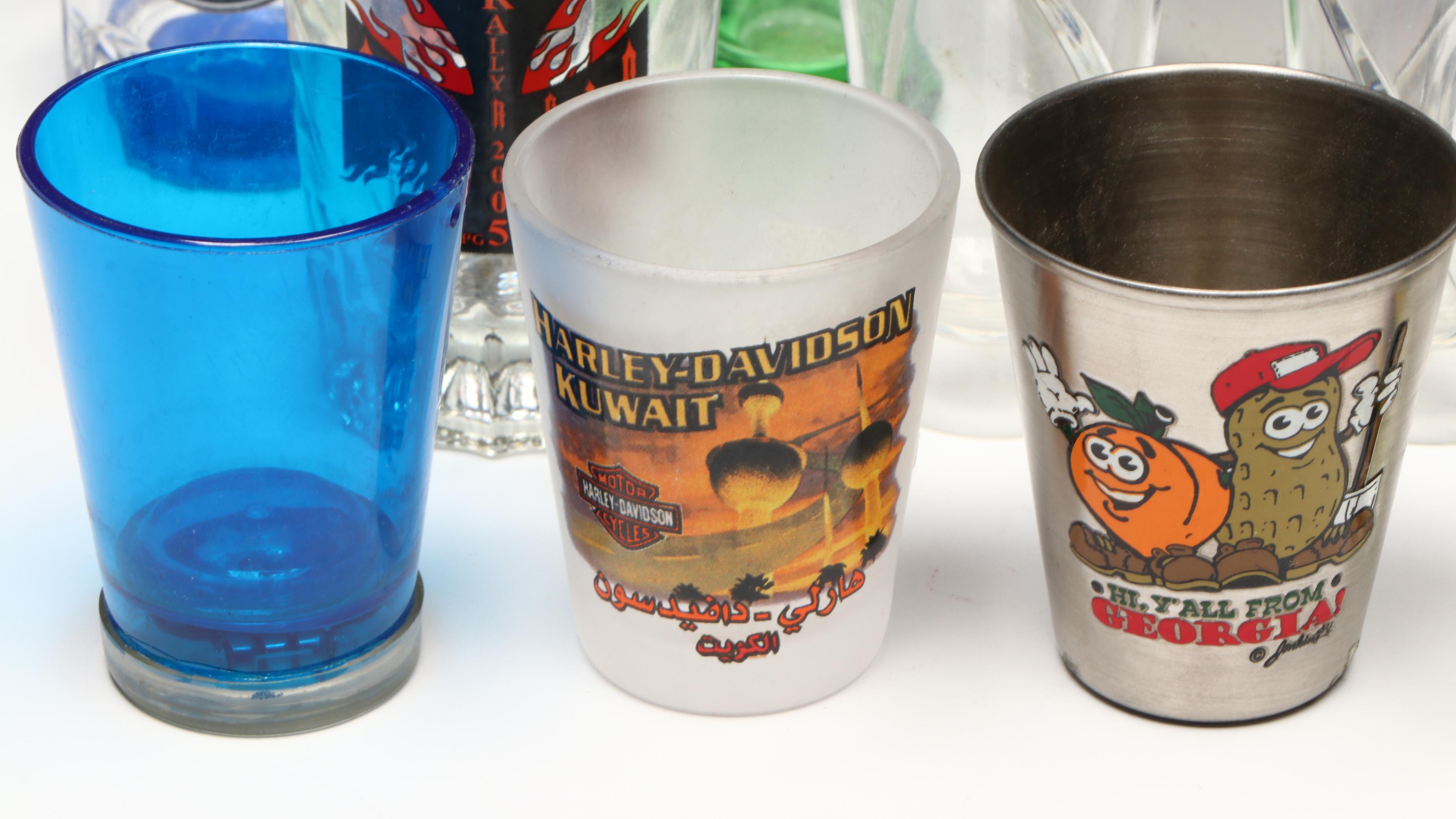 Jack Daniels, Jagermeister and More Novelty Shot Glasses