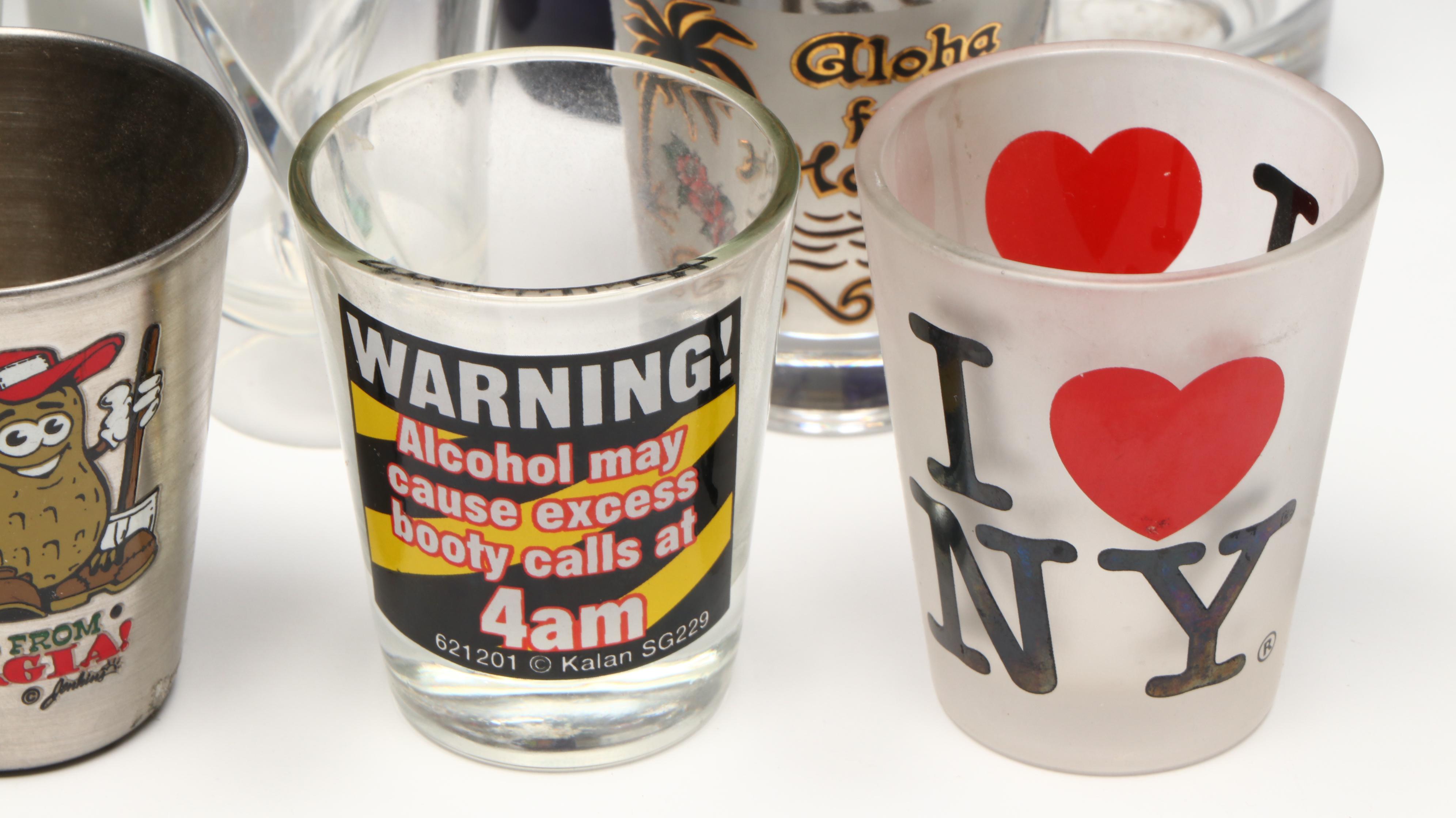 Jack Daniels, Jagermeister and More Novelty Shot Glasses