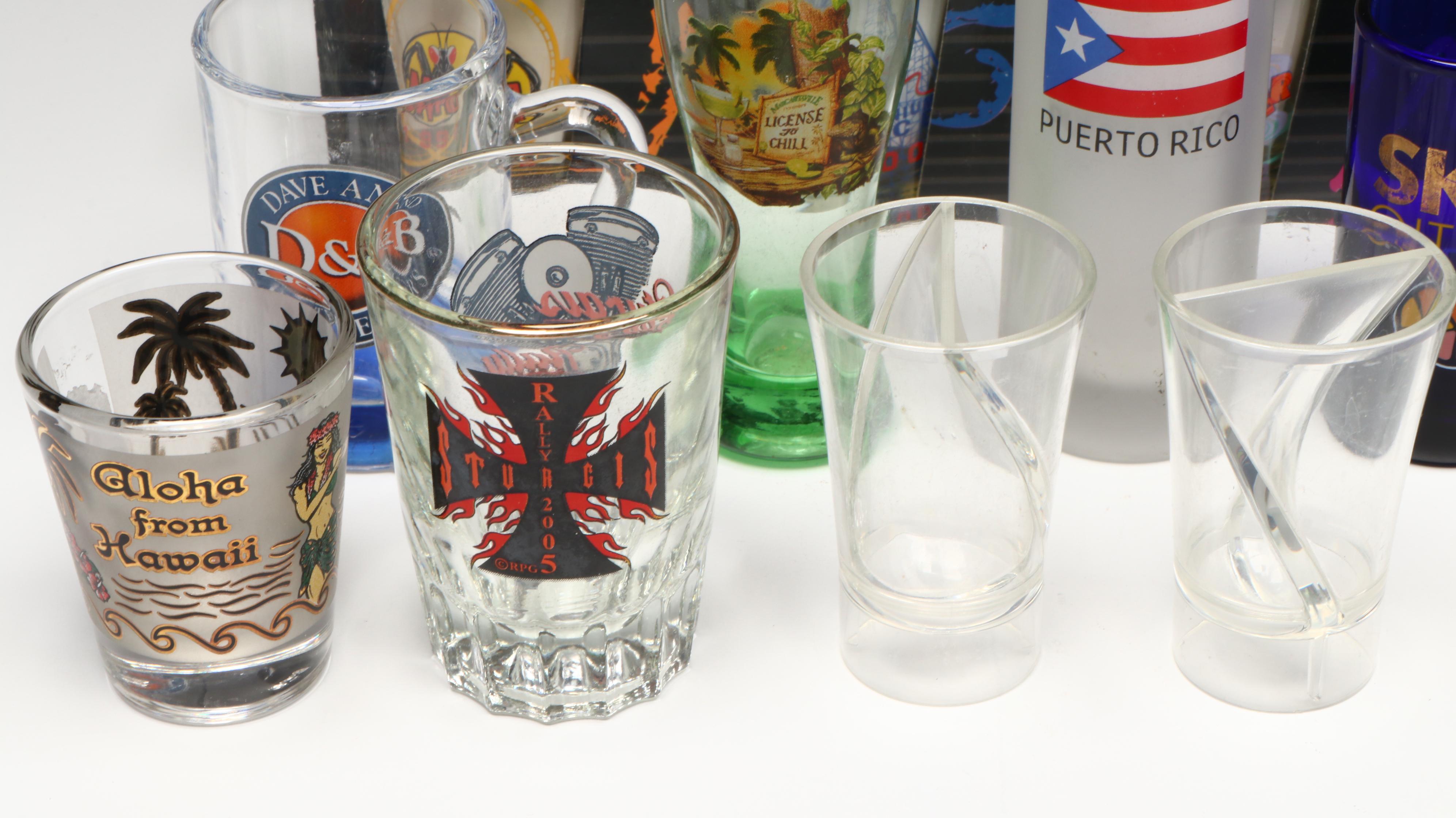 Jack Daniels, Jagermeister and More Novelty Shot Glasses