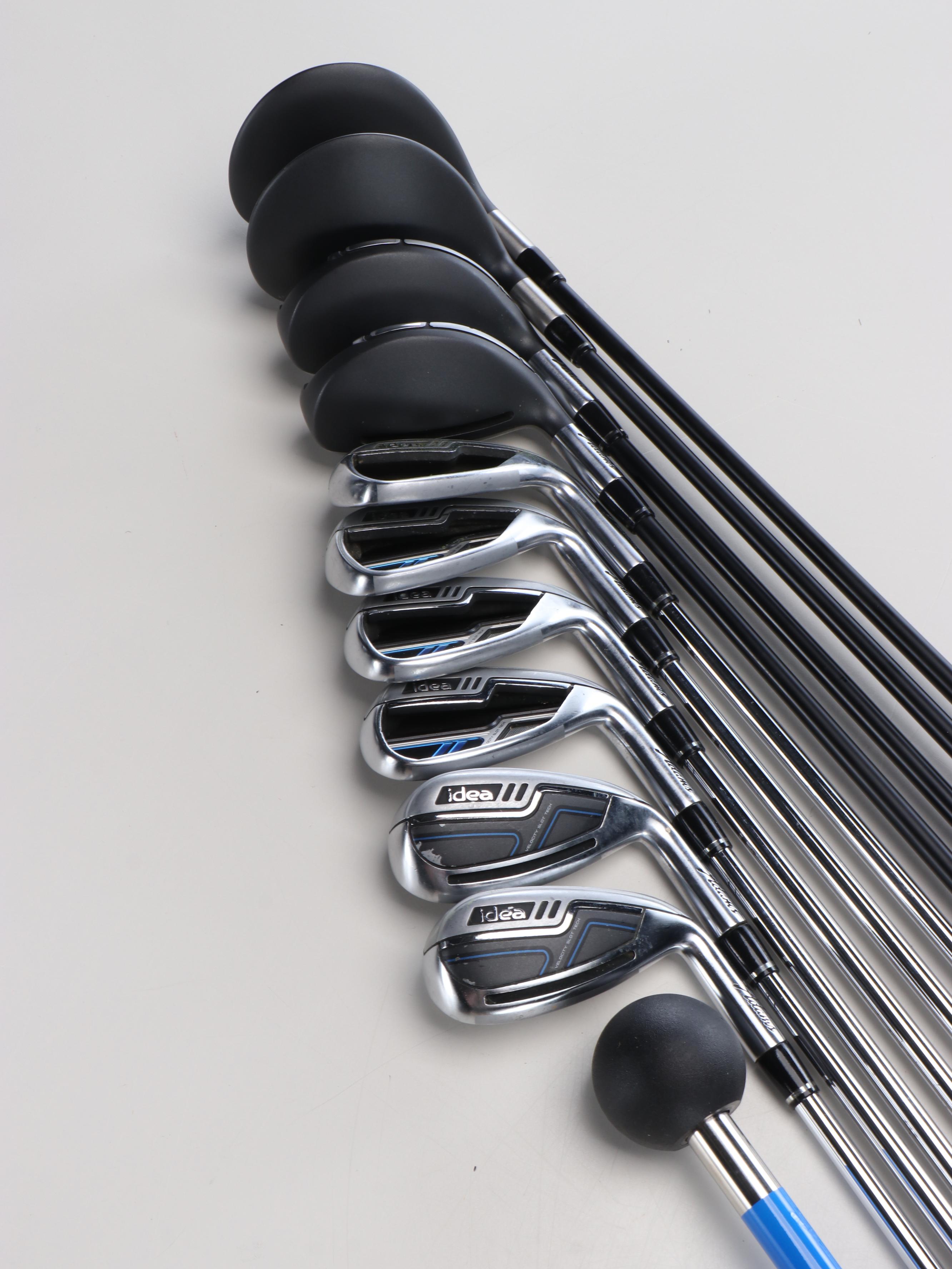 Adams Idea Golf Club Set with Training Club and Mat