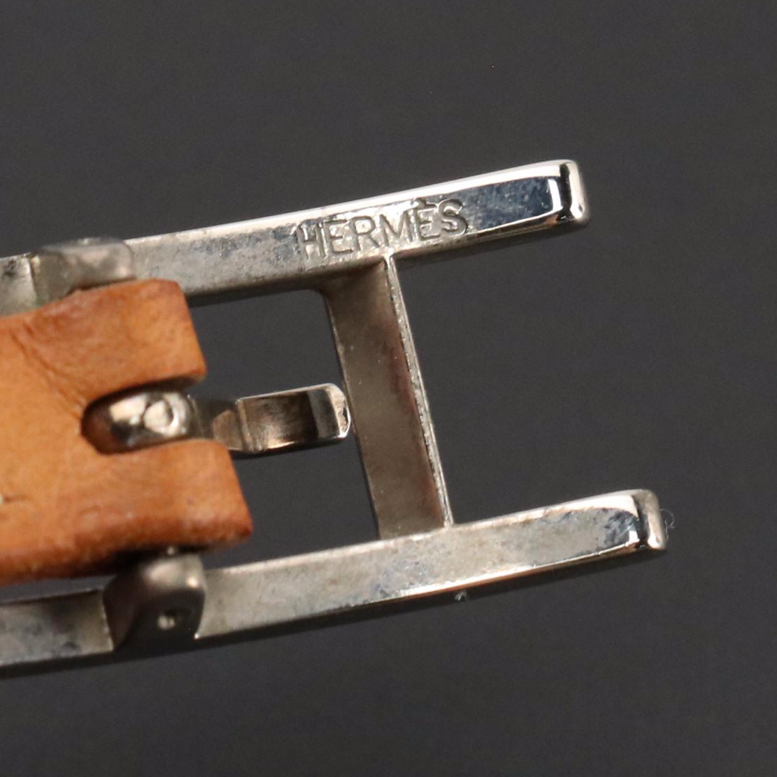 Hermès Hapi 4 Wrap Bracelet in Brown Swift Leather