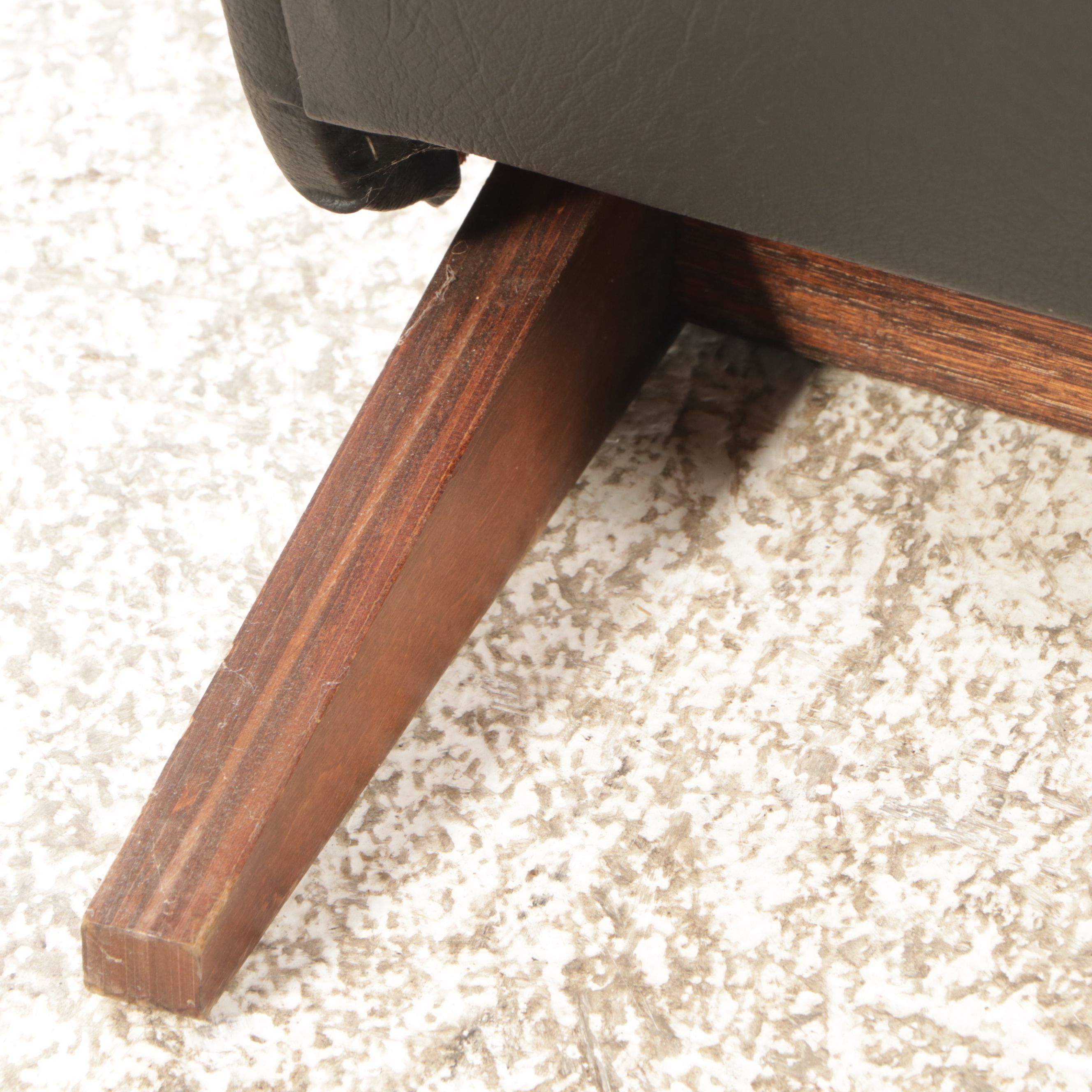 La-Z-Boy Mid Century Modern Style Faux Leather Recliner, Mid to Late 20th C.