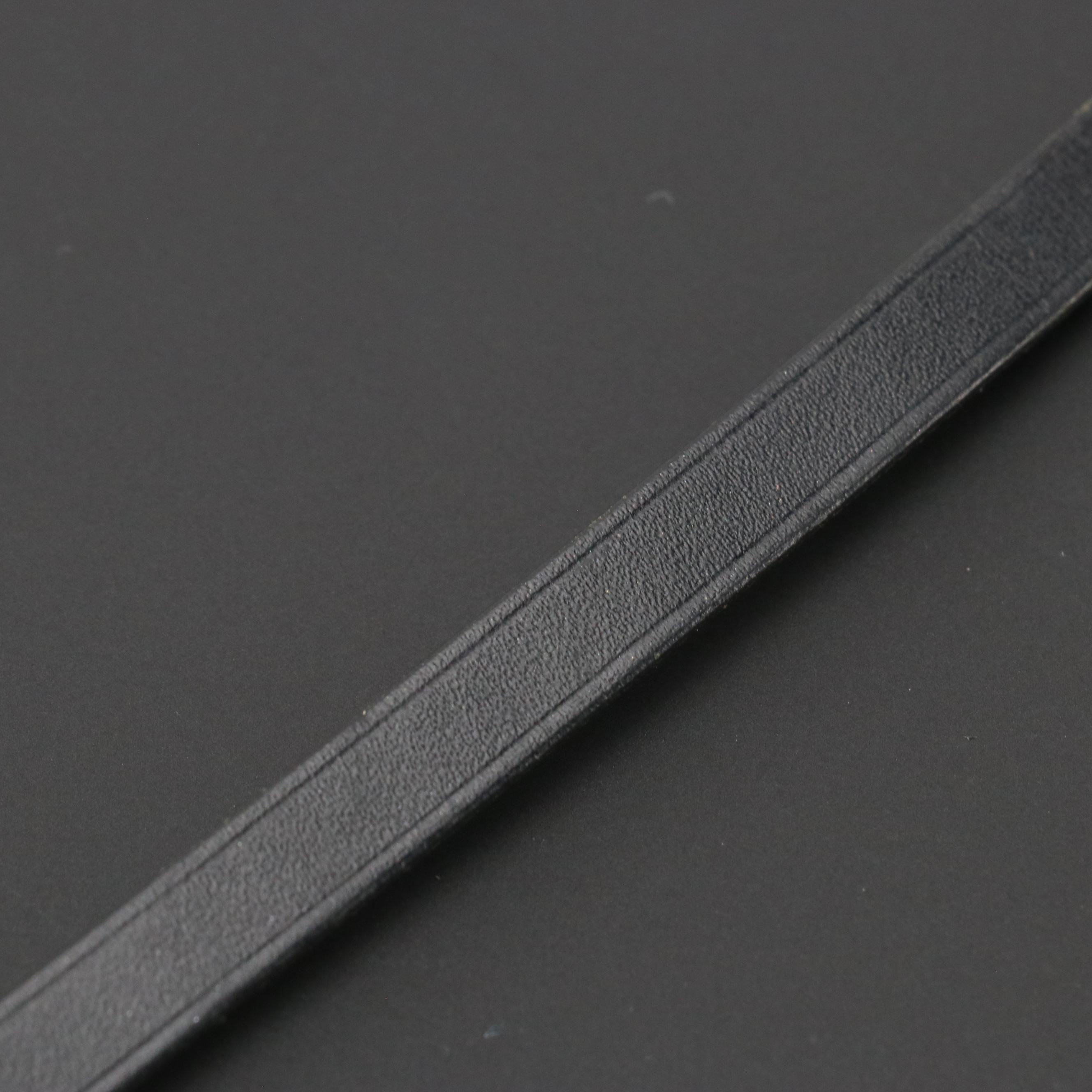 Hermès Hapi Bracelet in Black Swift Leather