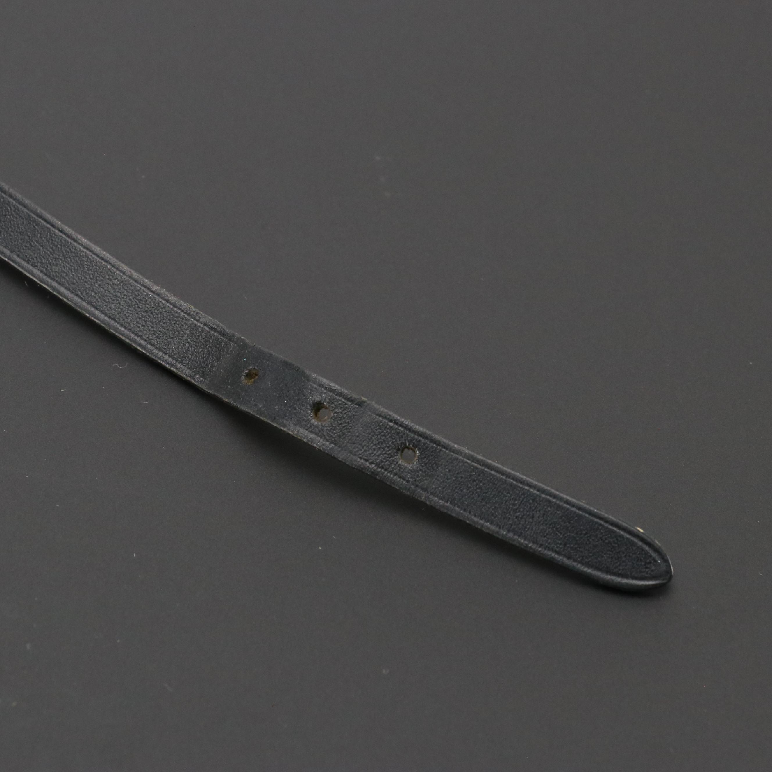 Hermès Hapi Bracelet in Black Swift Leather