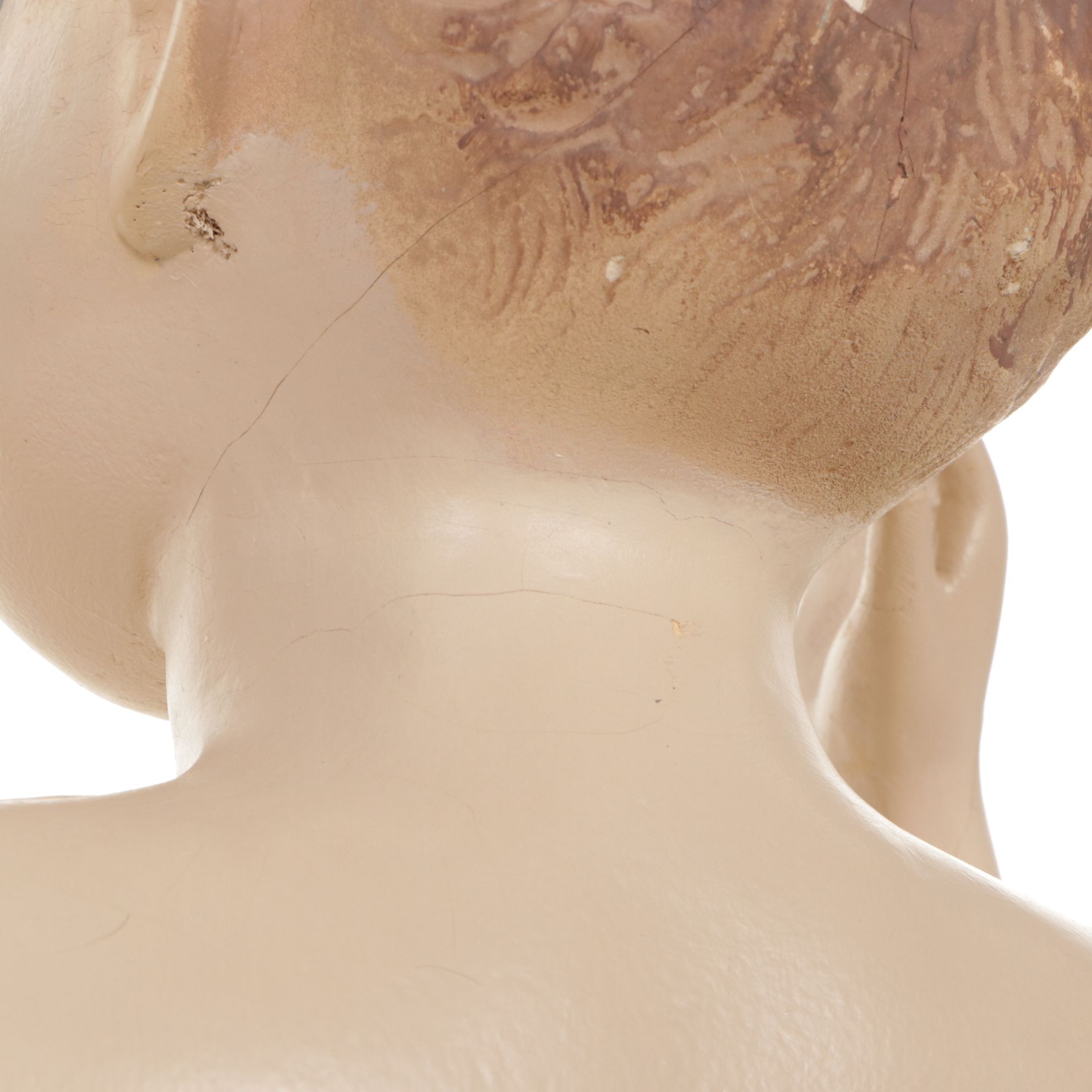 Little Boy Store Mannequin Wearing Yellow Jumper and Shirt