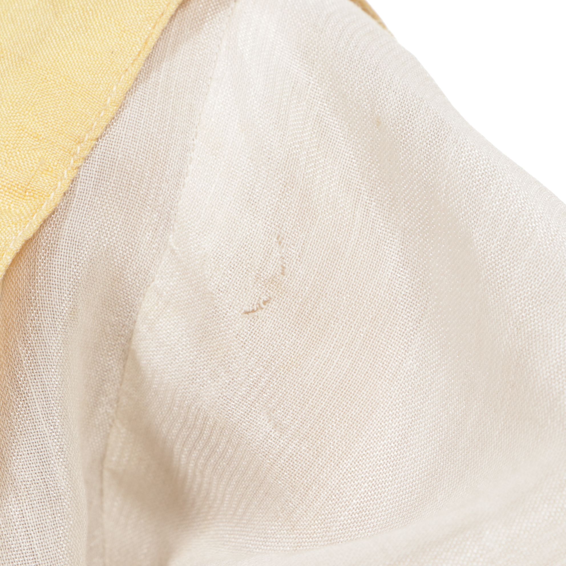 Little Boy Store Mannequin Wearing Yellow Jumper and Shirt