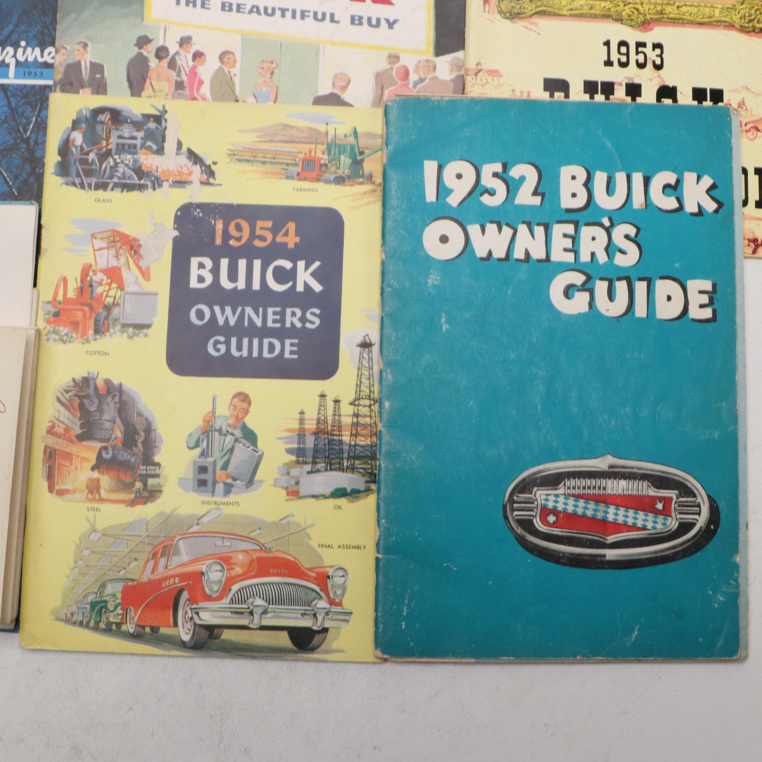 Buick Car Manuals and Magazines, 1950s-1960s