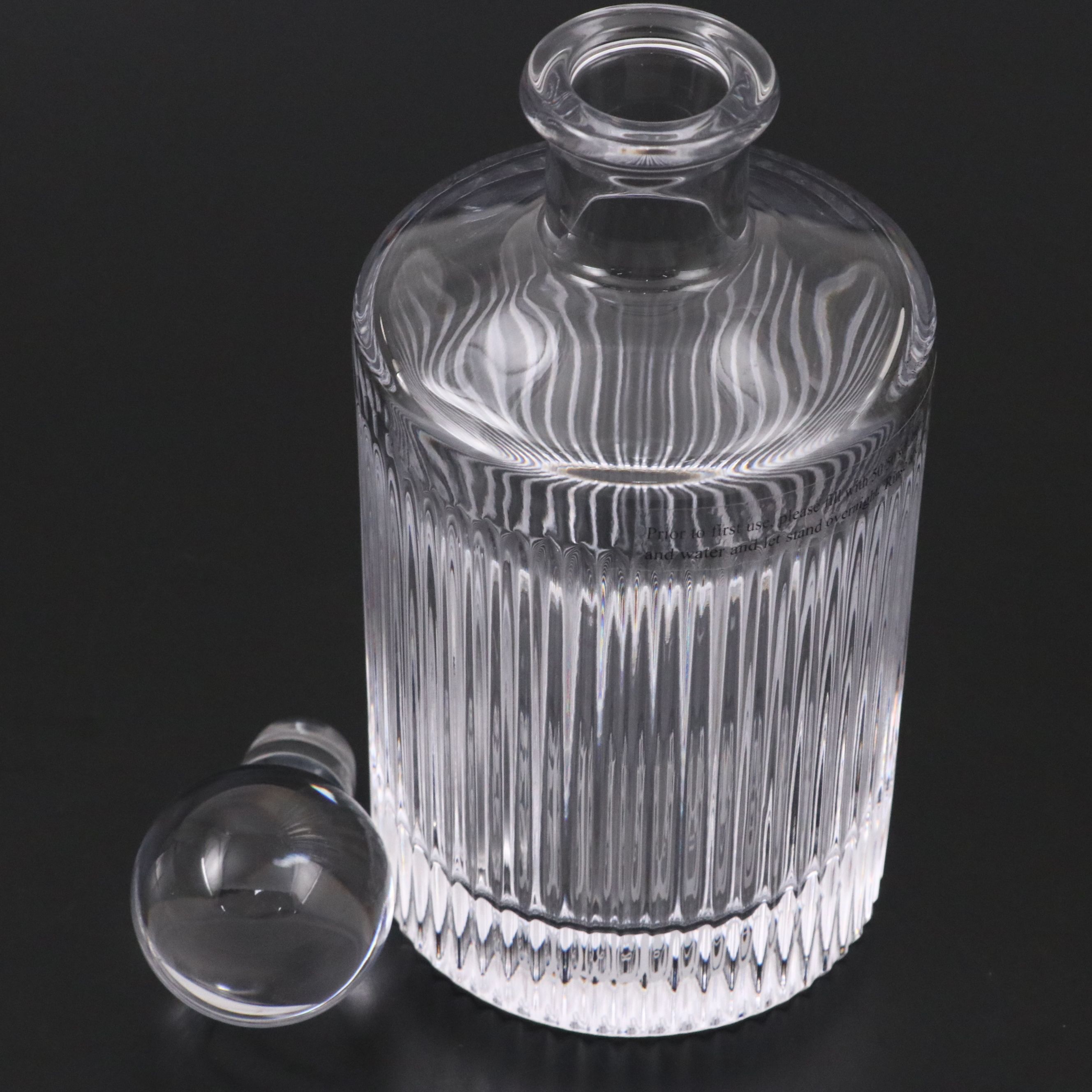 Waterford Crystal "Connoisseur" Decanter and Old Fashioned Glasses
