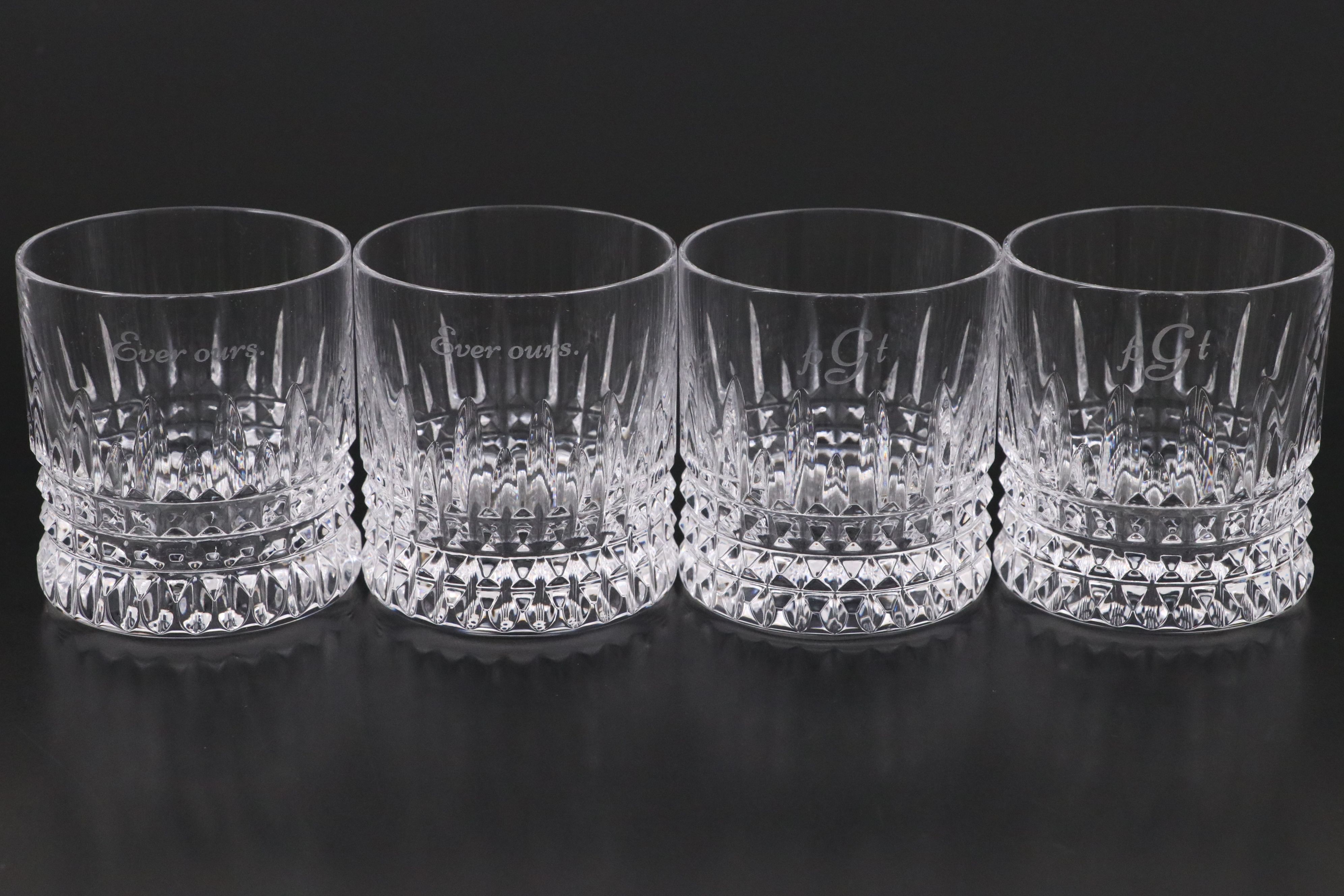 Waterford Crystal "Connoisseur" Decanter and Old Fashioned Glasses