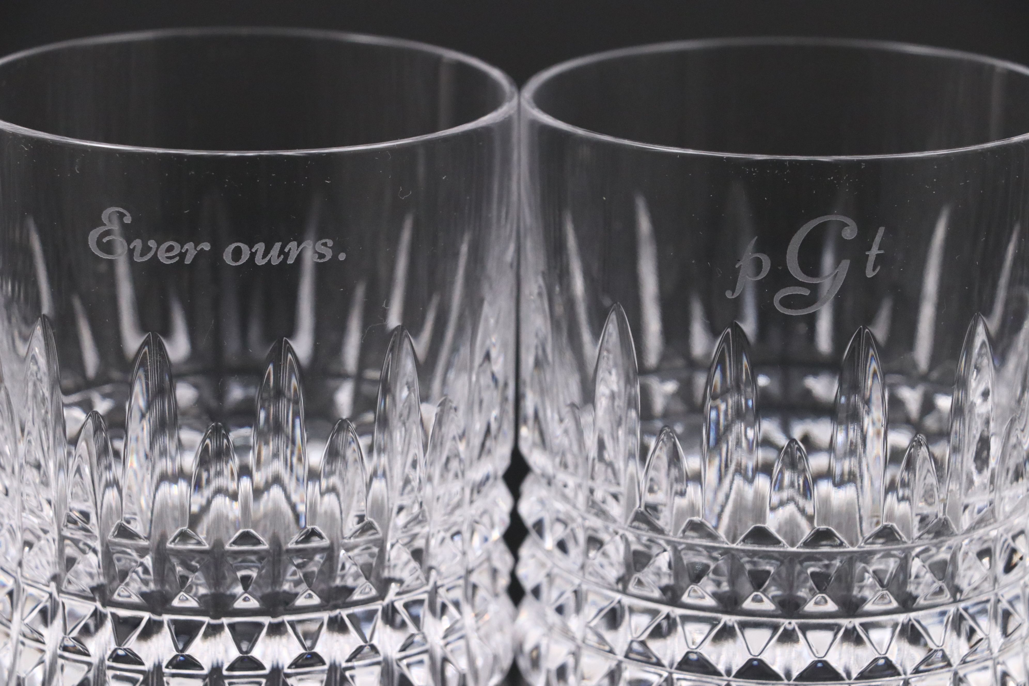 Waterford Crystal "Connoisseur" Decanter and Old Fashioned Glasses