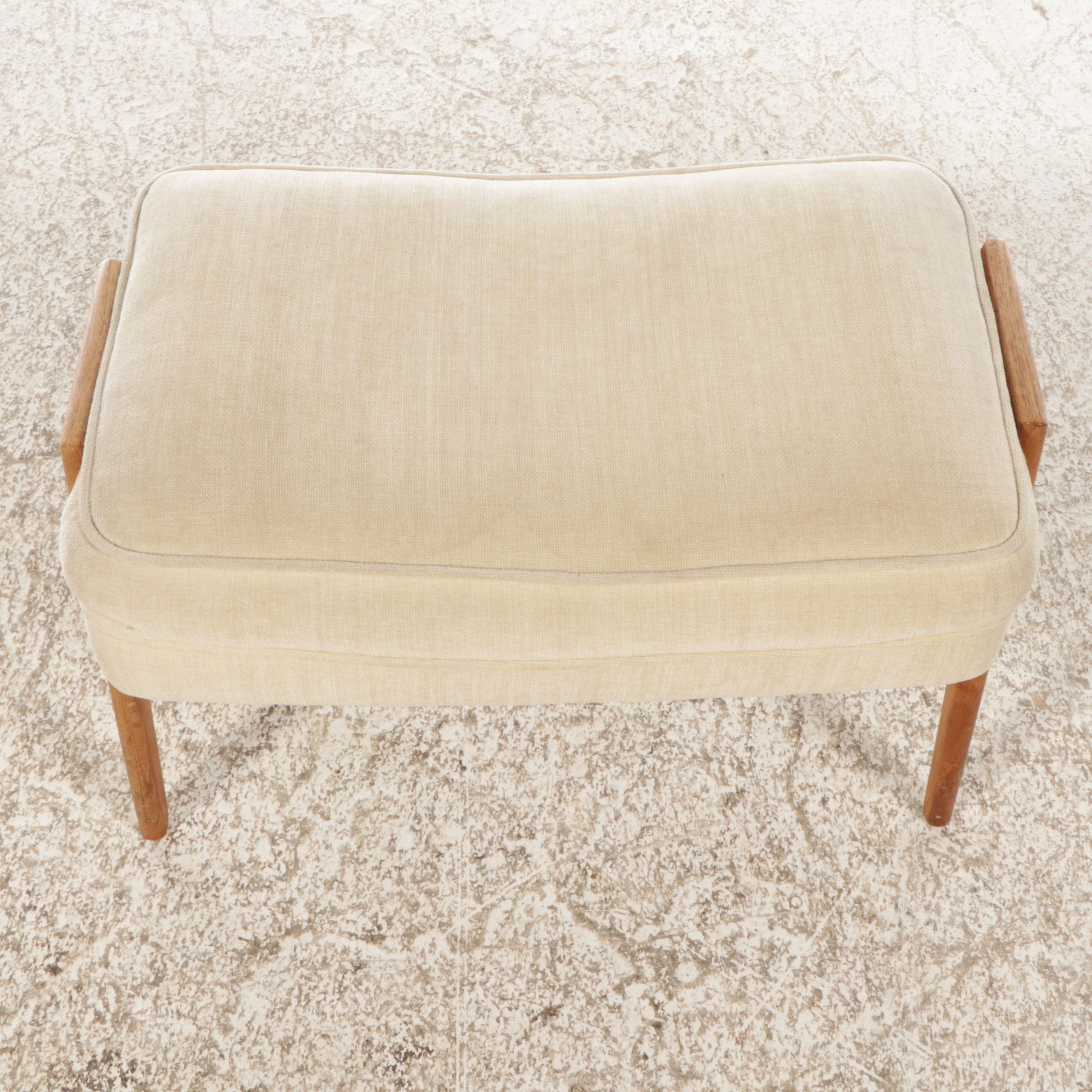 Josef Otmar MCM Lounge Chair and Ottoman After Folke Ohlsson