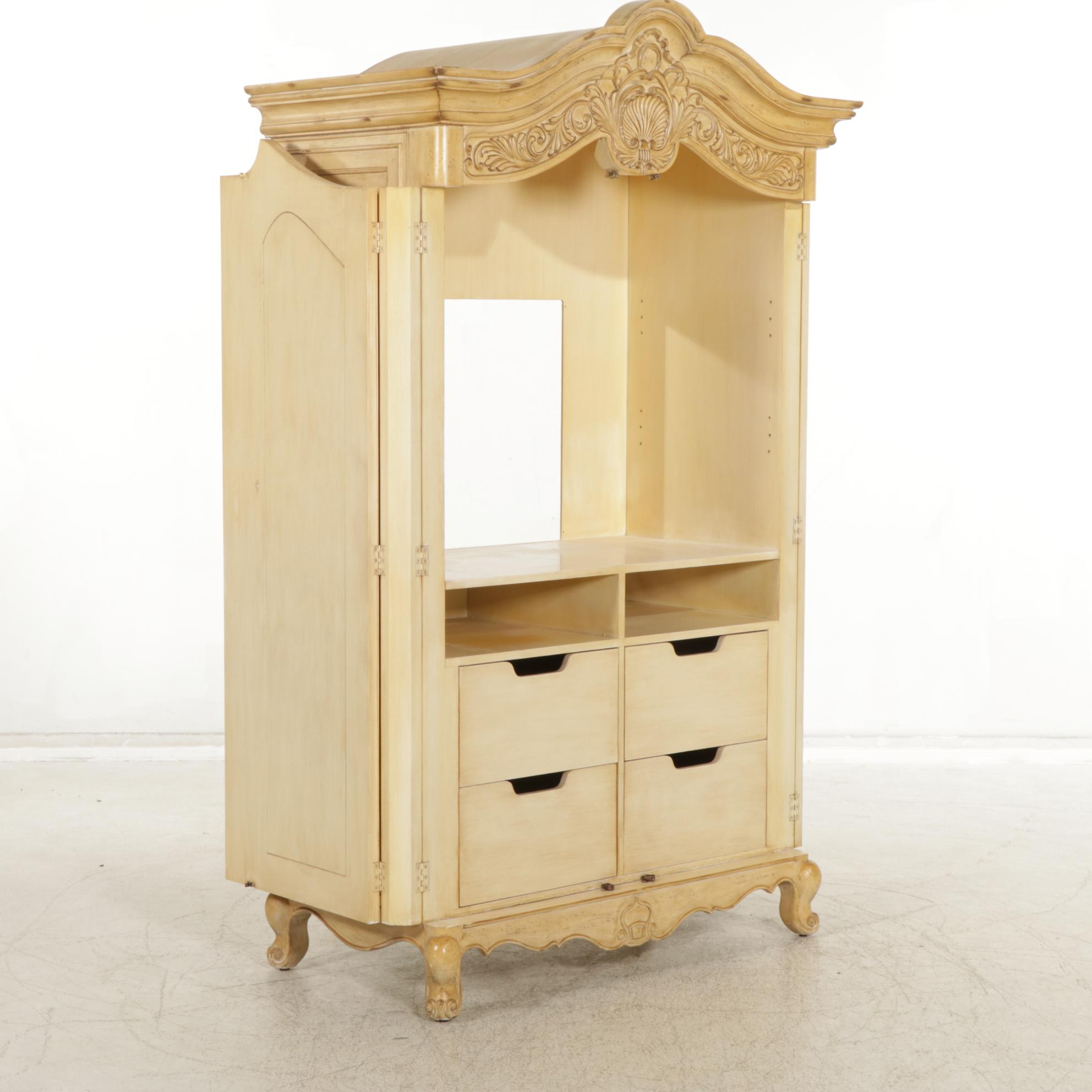 Century Furniture French Provincial Entertainment Armoire