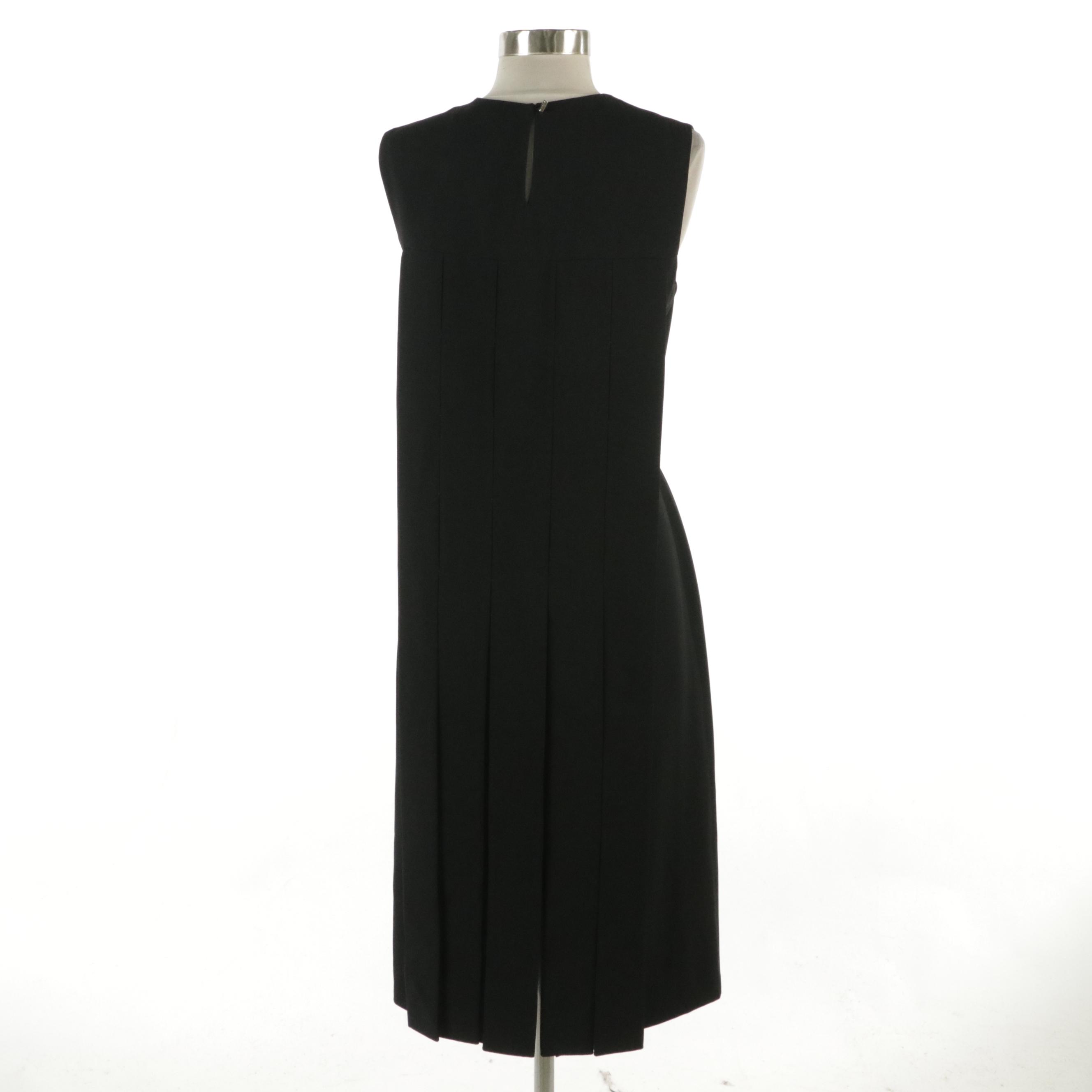 Jason Wu Black Soft Crepe Sleeveless Car Wash Dress with Tags