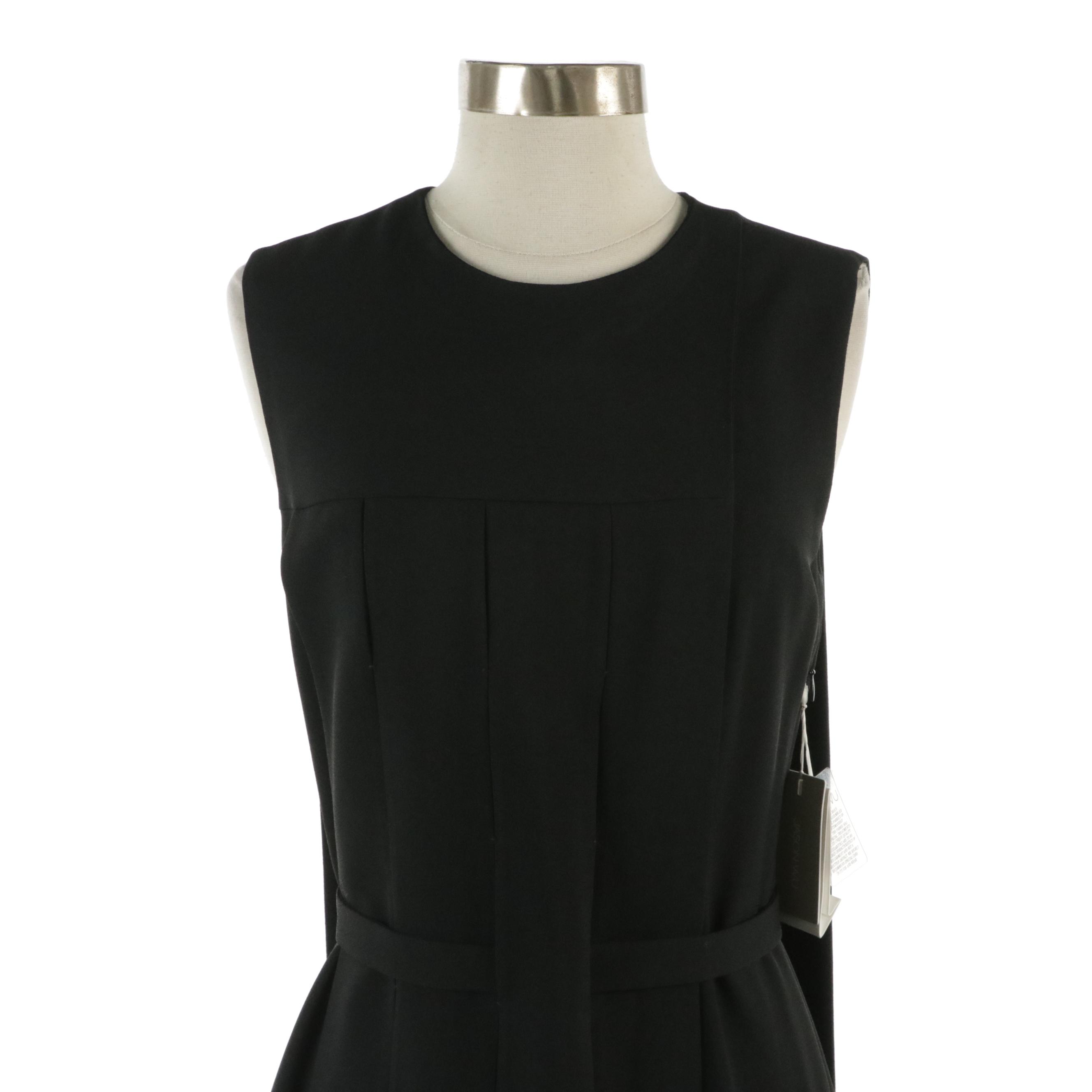 Jason Wu Black Soft Crepe Sleeveless Car Wash Dress with Tags