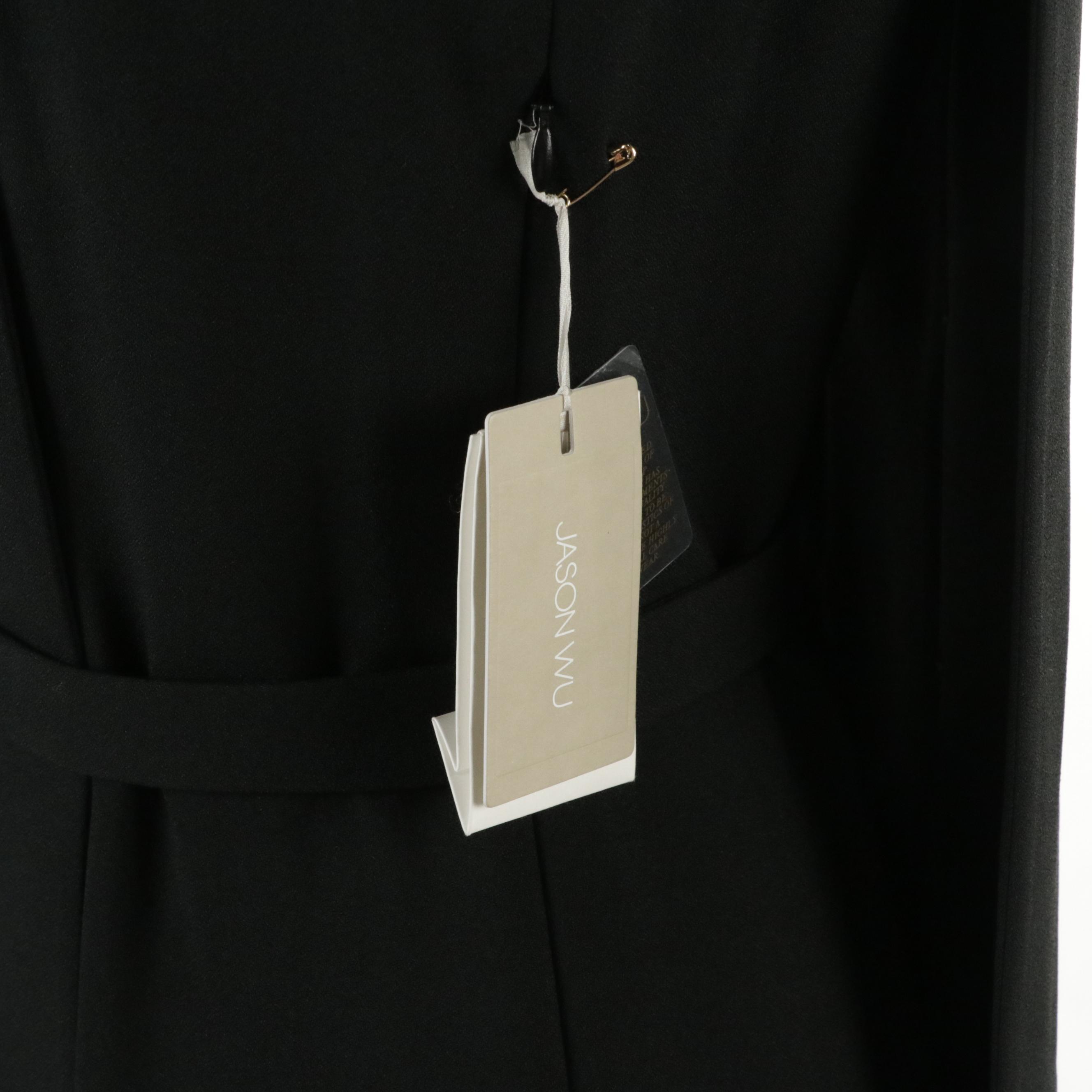 Jason Wu Black Soft Crepe Sleeveless Car Wash Dress with Tags