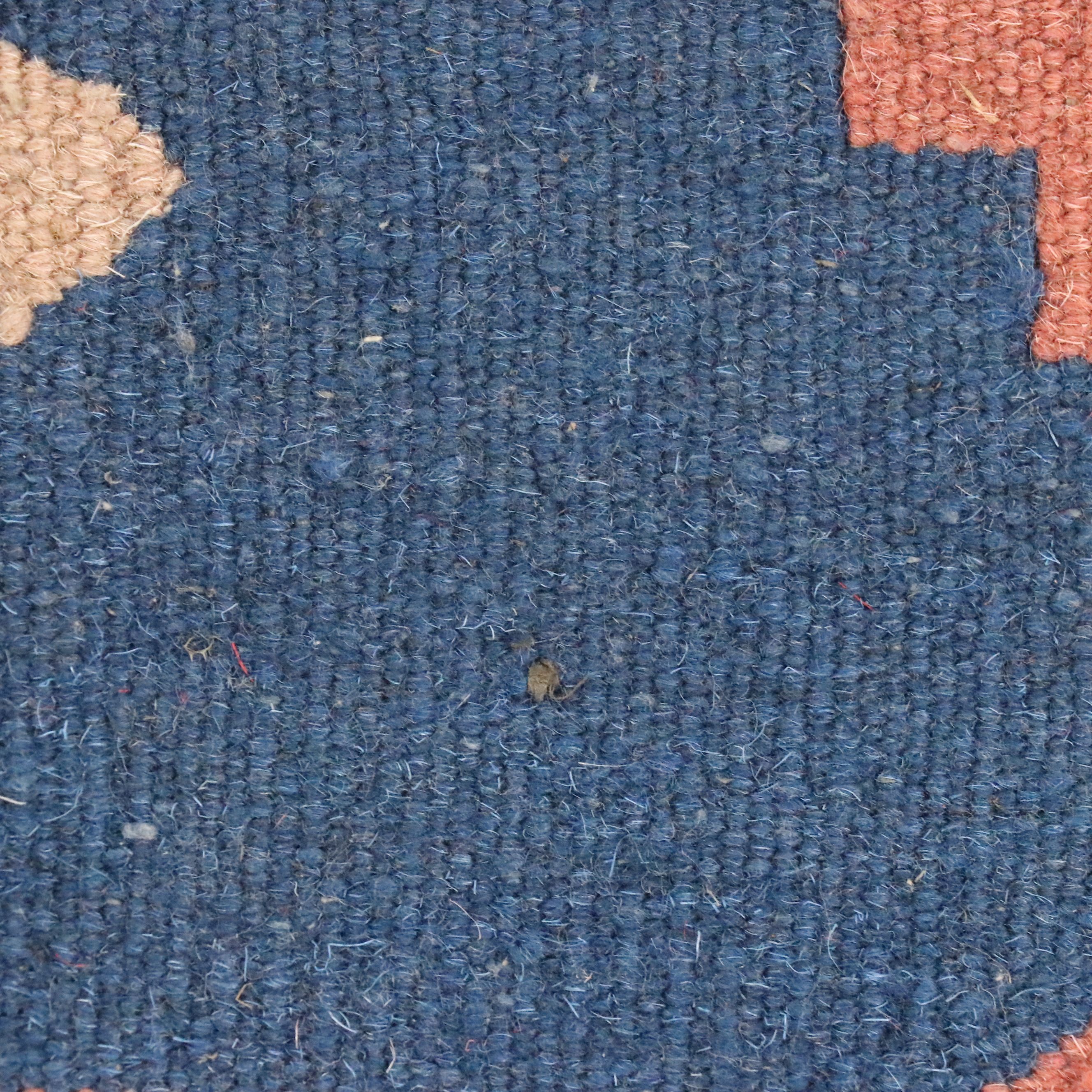 8'7 x 11'7 Handwoven Indian Dhurrie Area Rug