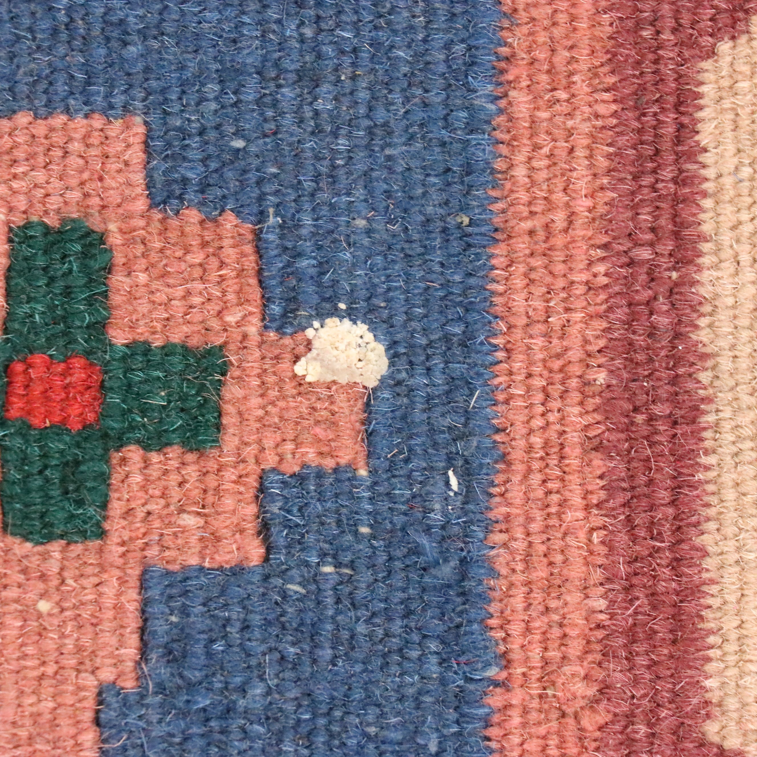 8'7 x 11'7 Handwoven Indian Dhurrie Area Rug