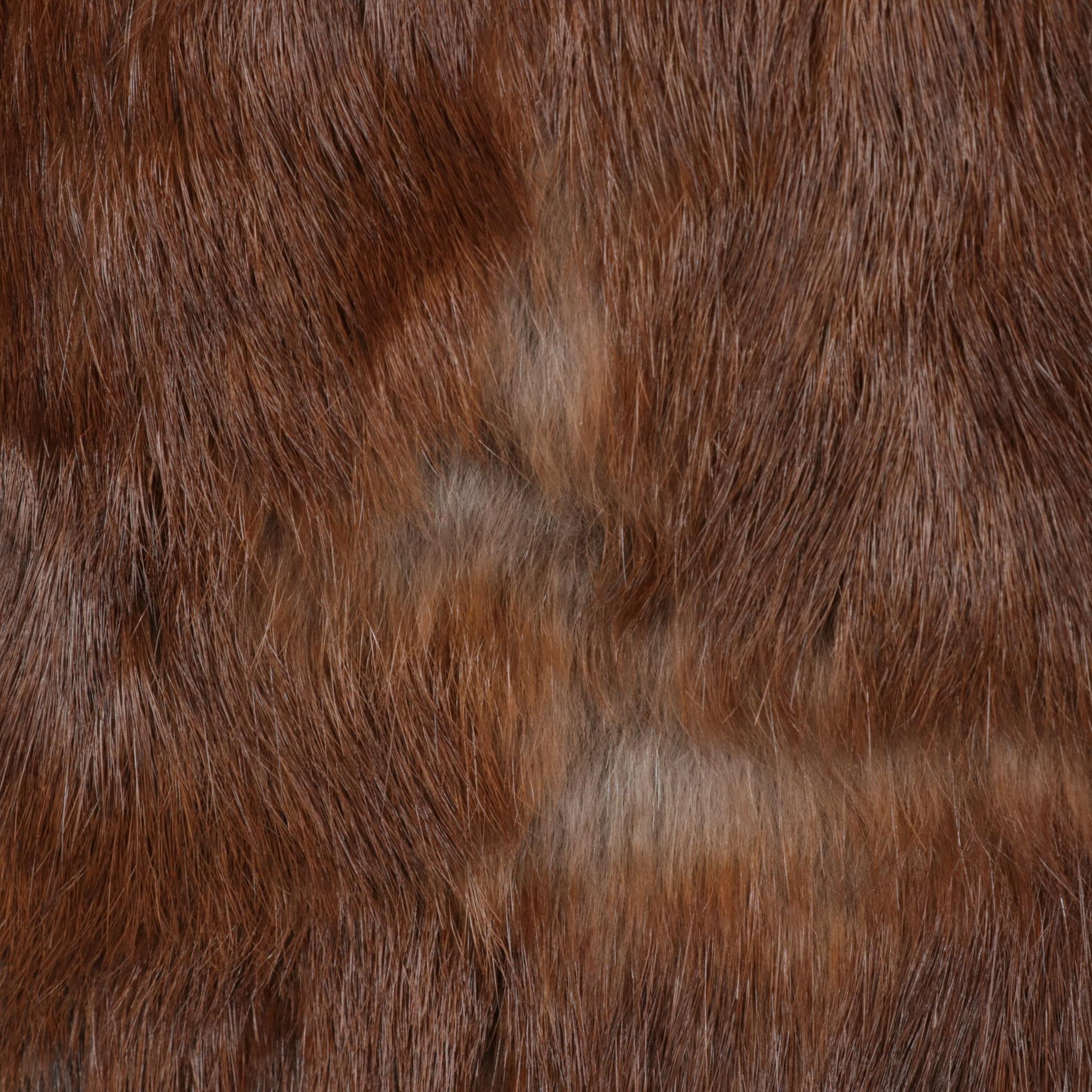 Dino Ricco Rabbit Fur Bomber Jacket