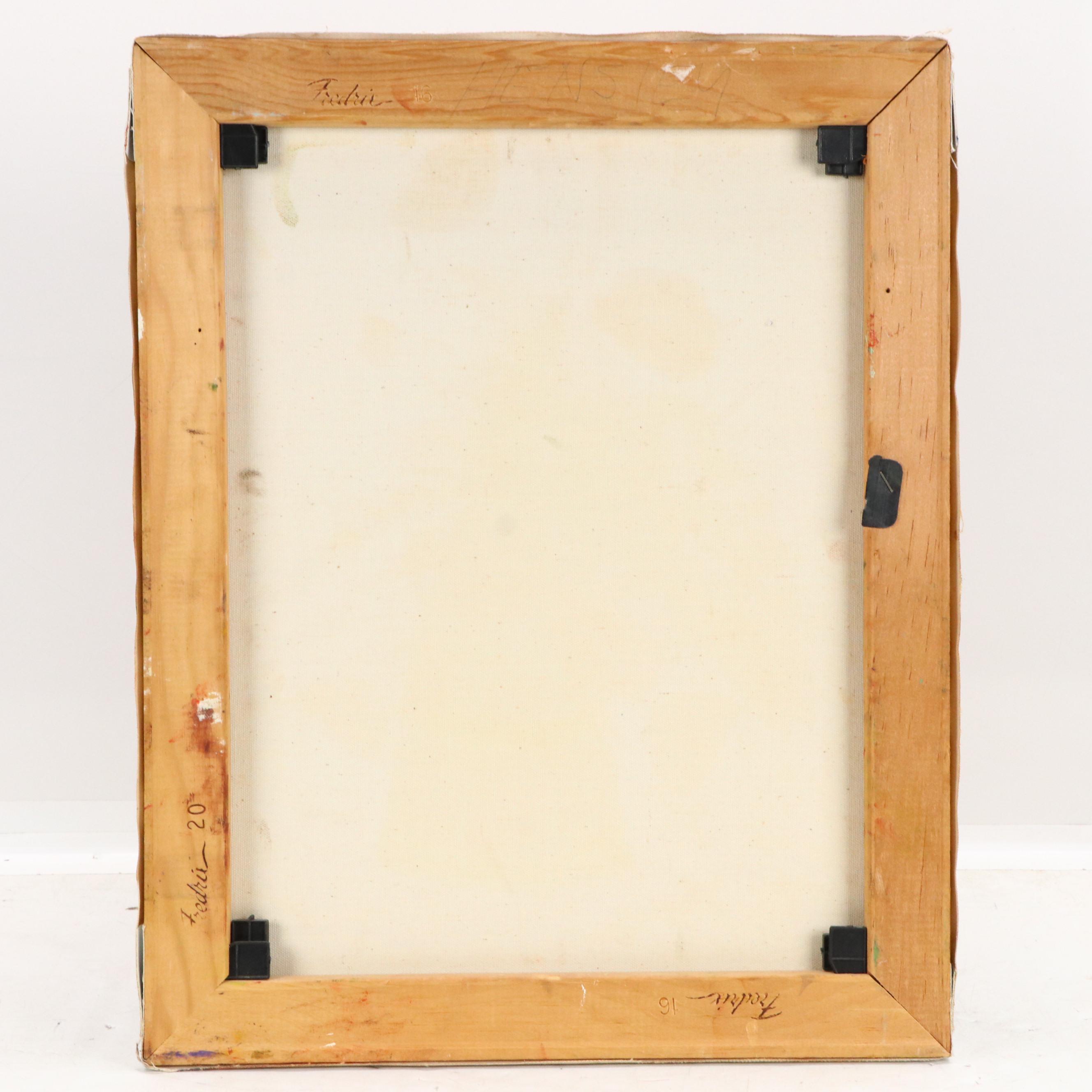 Juanita Hensley Acrylic Still Life Painting with Poppies